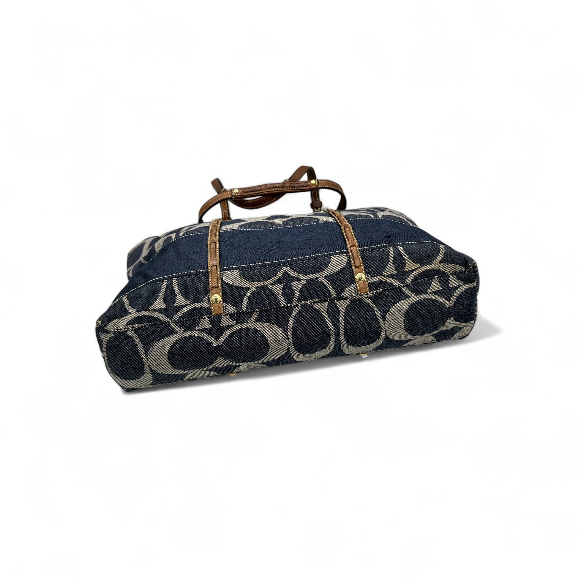 Vintage Coach 11180 Denim Tote Shoulder Bag - Thanks it's Vintage