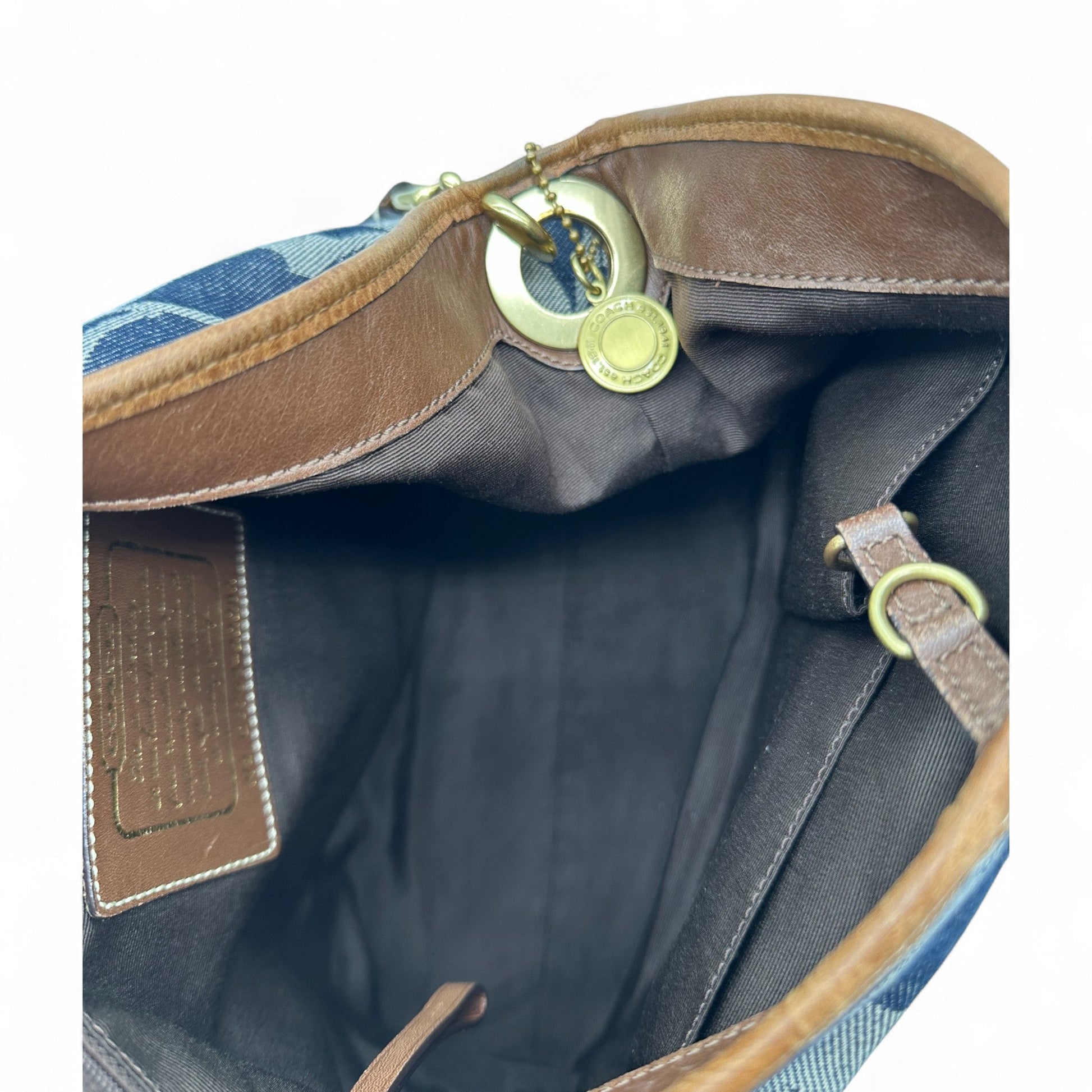 Vintage Coach 11182 Denim Hobo Shoulder Bag - Thanks it's Vintage