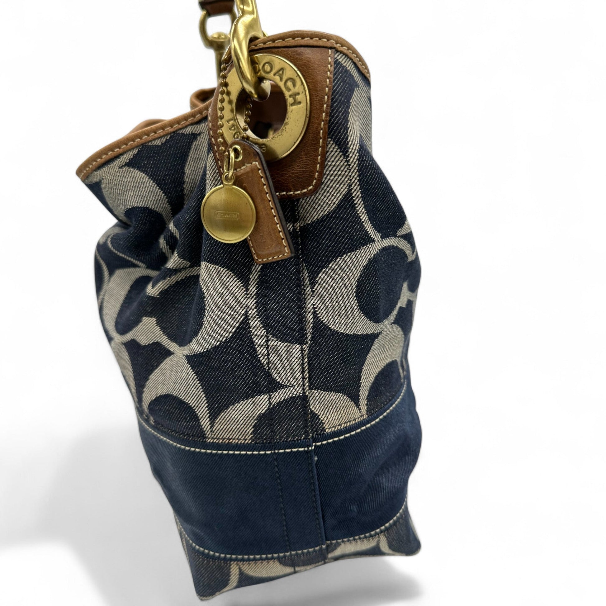Vintage Coach 11182 Denim Hobo Slouchy Shoulder Bag - Thanks it's Vintage