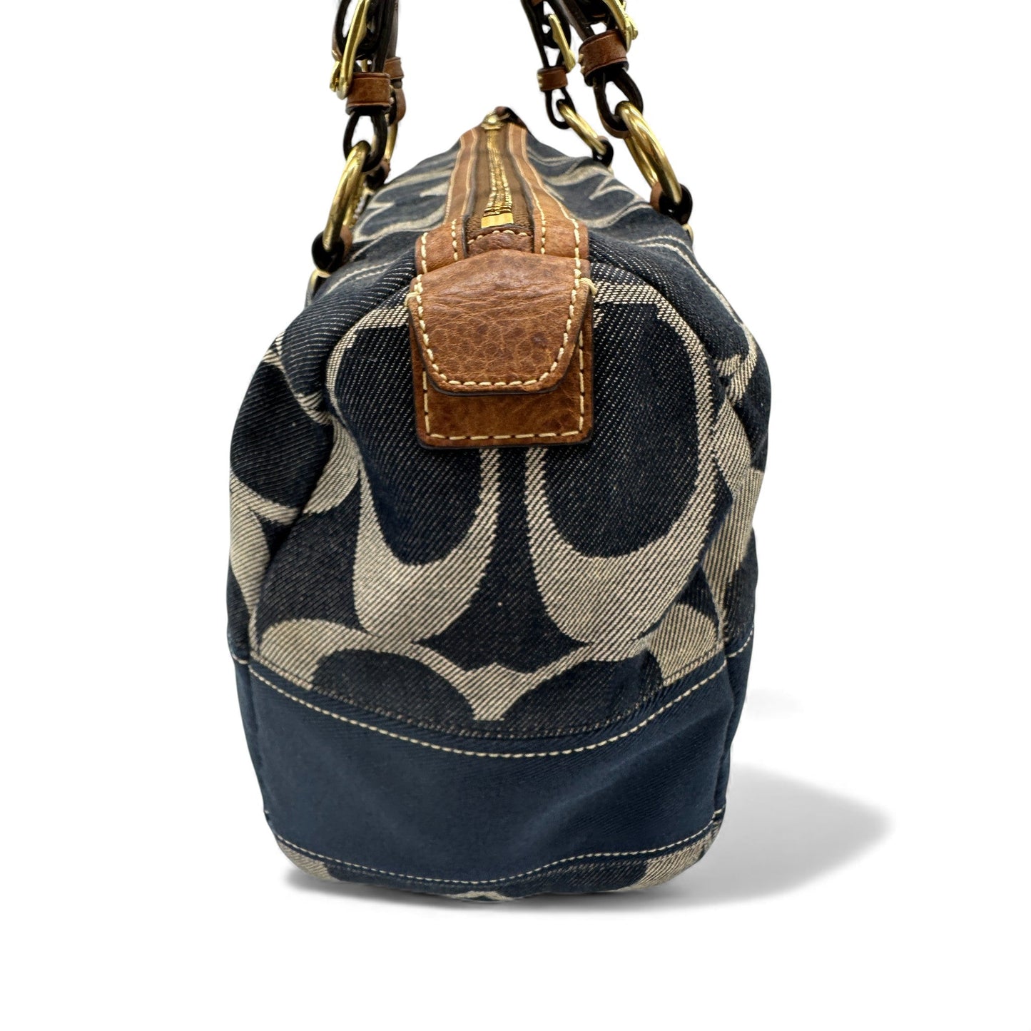 Vintage Coach 11183 Denim Boston Shoulder Bag - Thanks it's Vintage