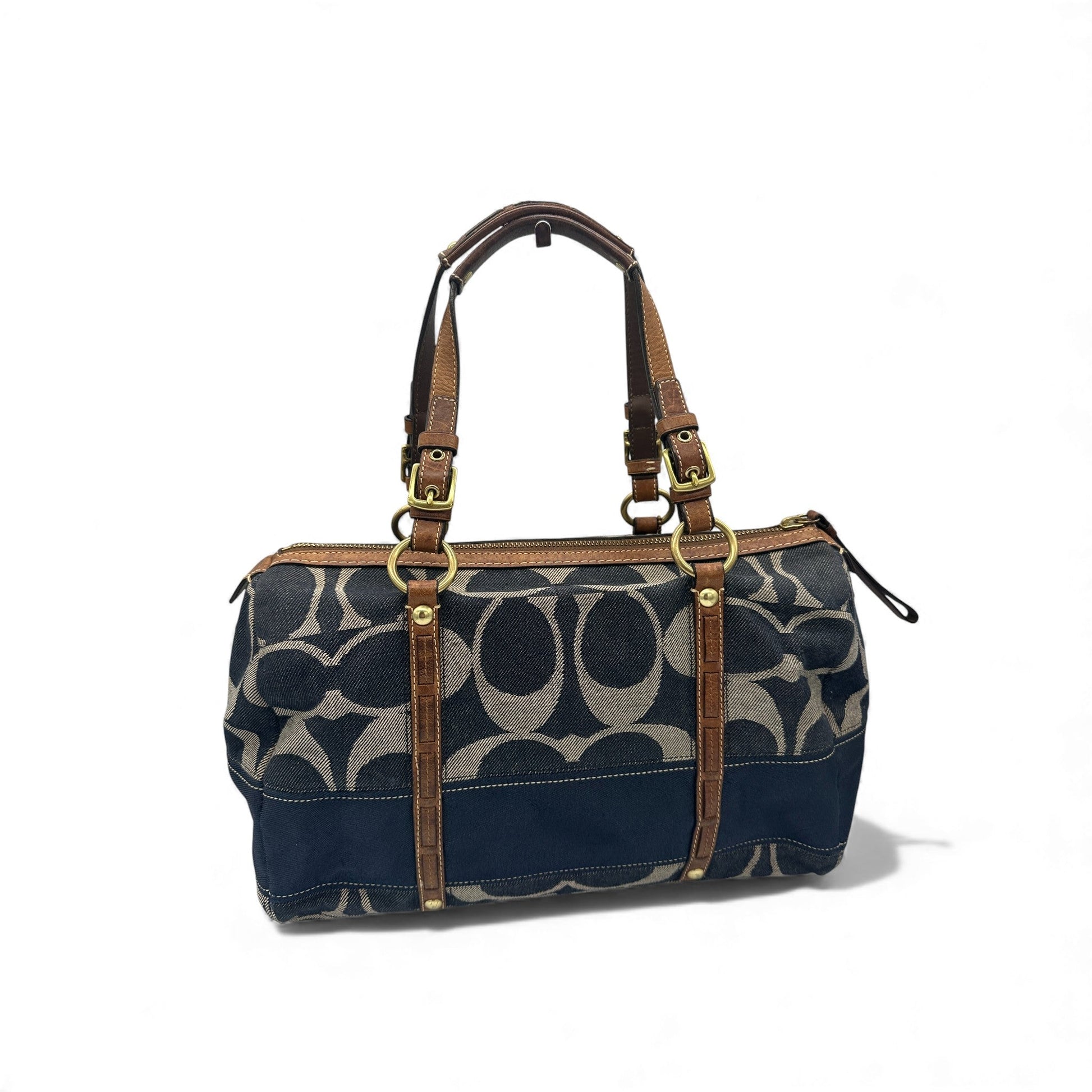 Vintage Coach 11183 Denim Boston Shoulder Bag - Thanks it's Vintage