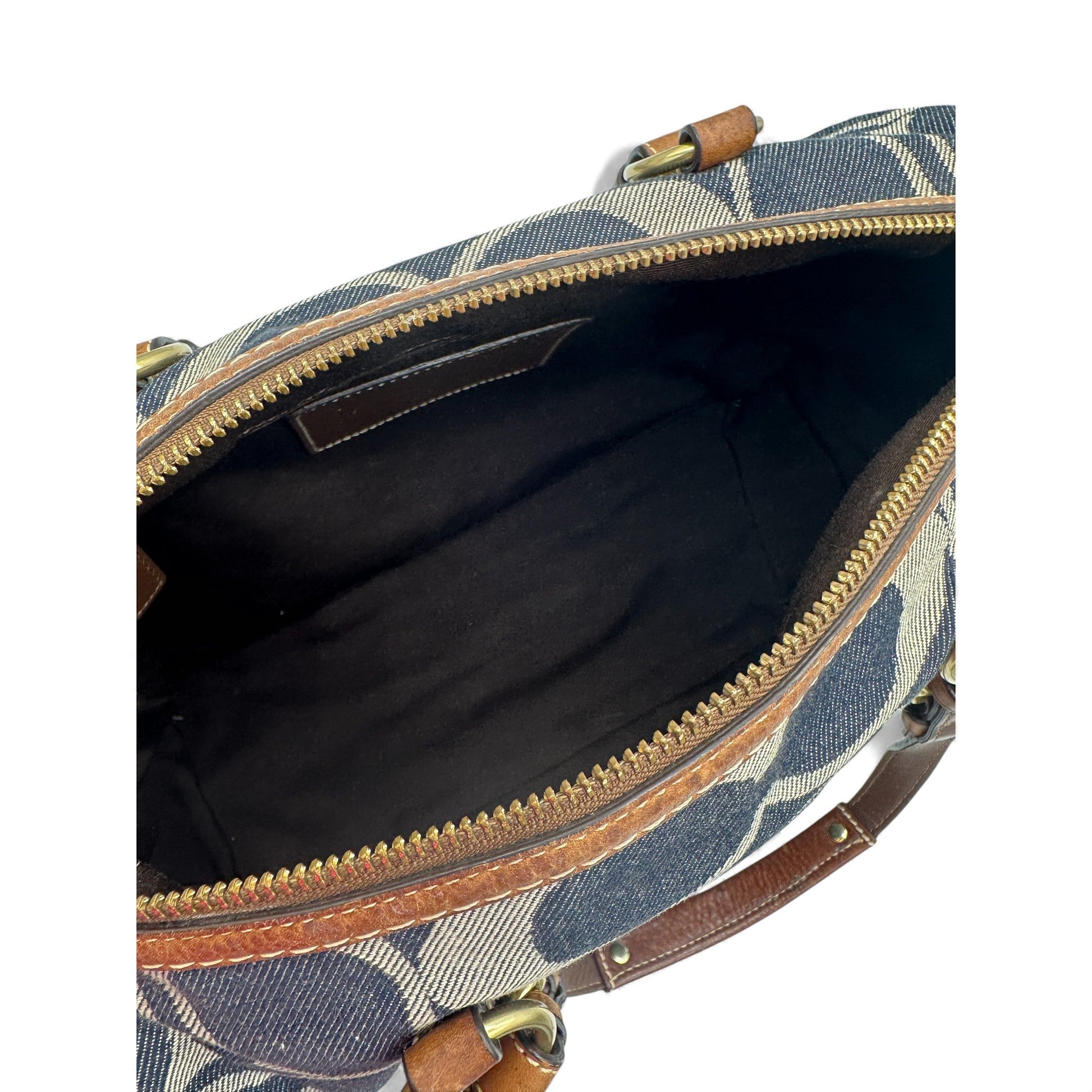 Vintage Coach 11183 Denim Boston Shoulder Bag - Thanks it's Vintage