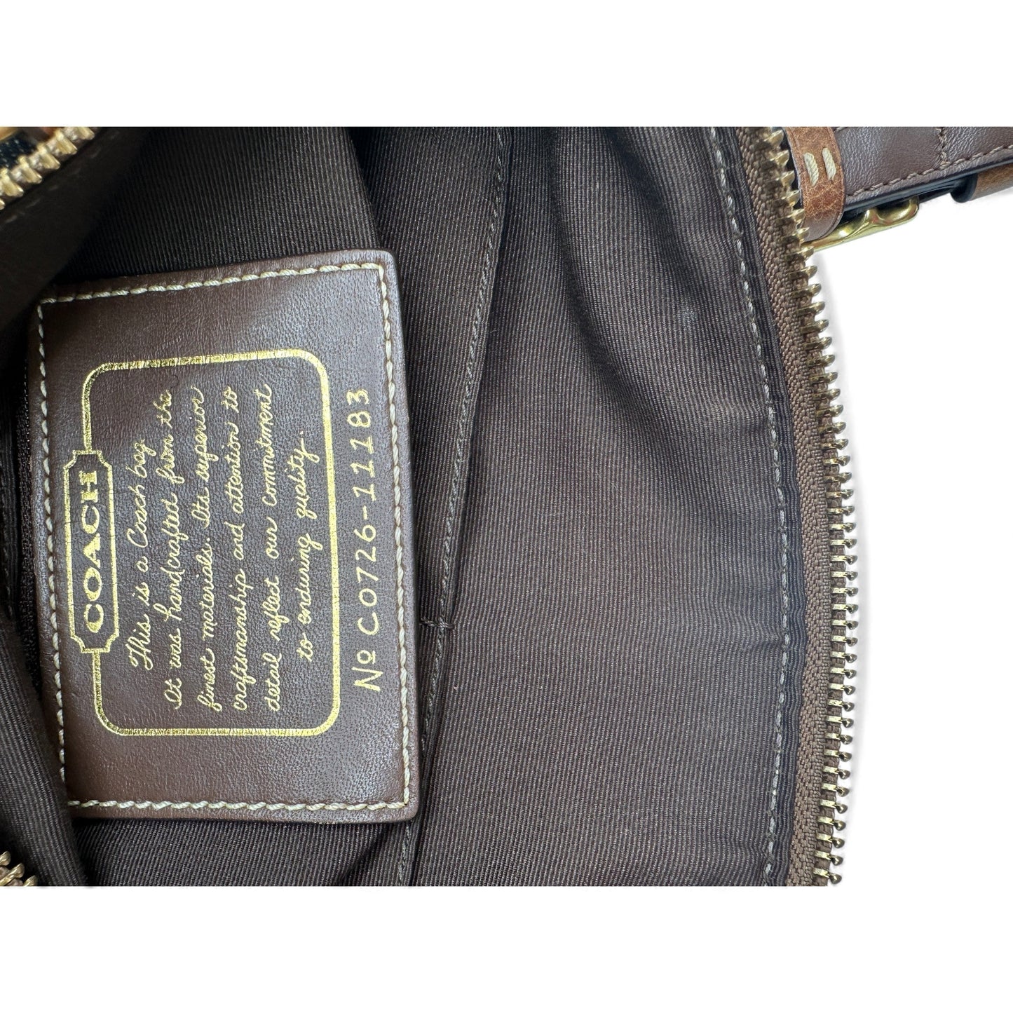 Vintage Coach 11183 Denim Boston Shoulder Bag - Thanks it's Vintage