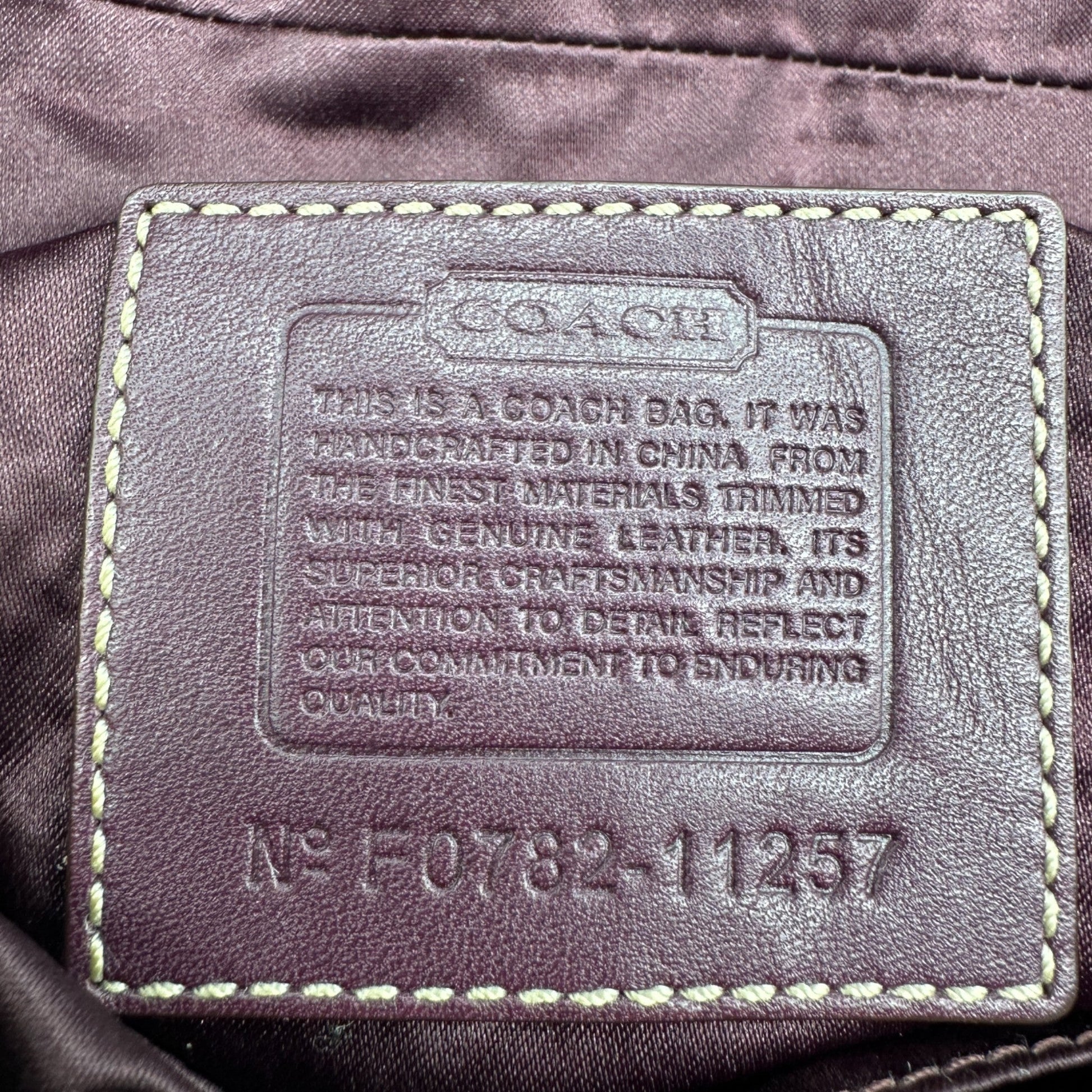 Vintage Coach 11257 Flap Ergo Shoulder Bag - Thanks it's Vintage