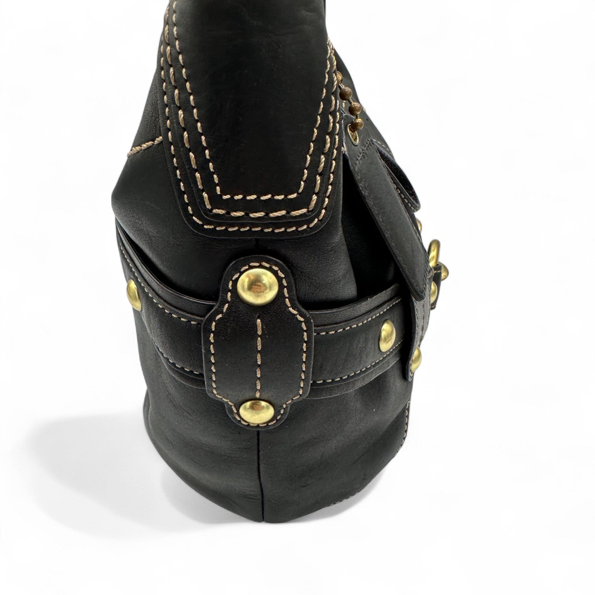 Vintage Coach 11261 Leather Horsebit Buckle Ergo Shoulder Bag - Thanks it's Vintage