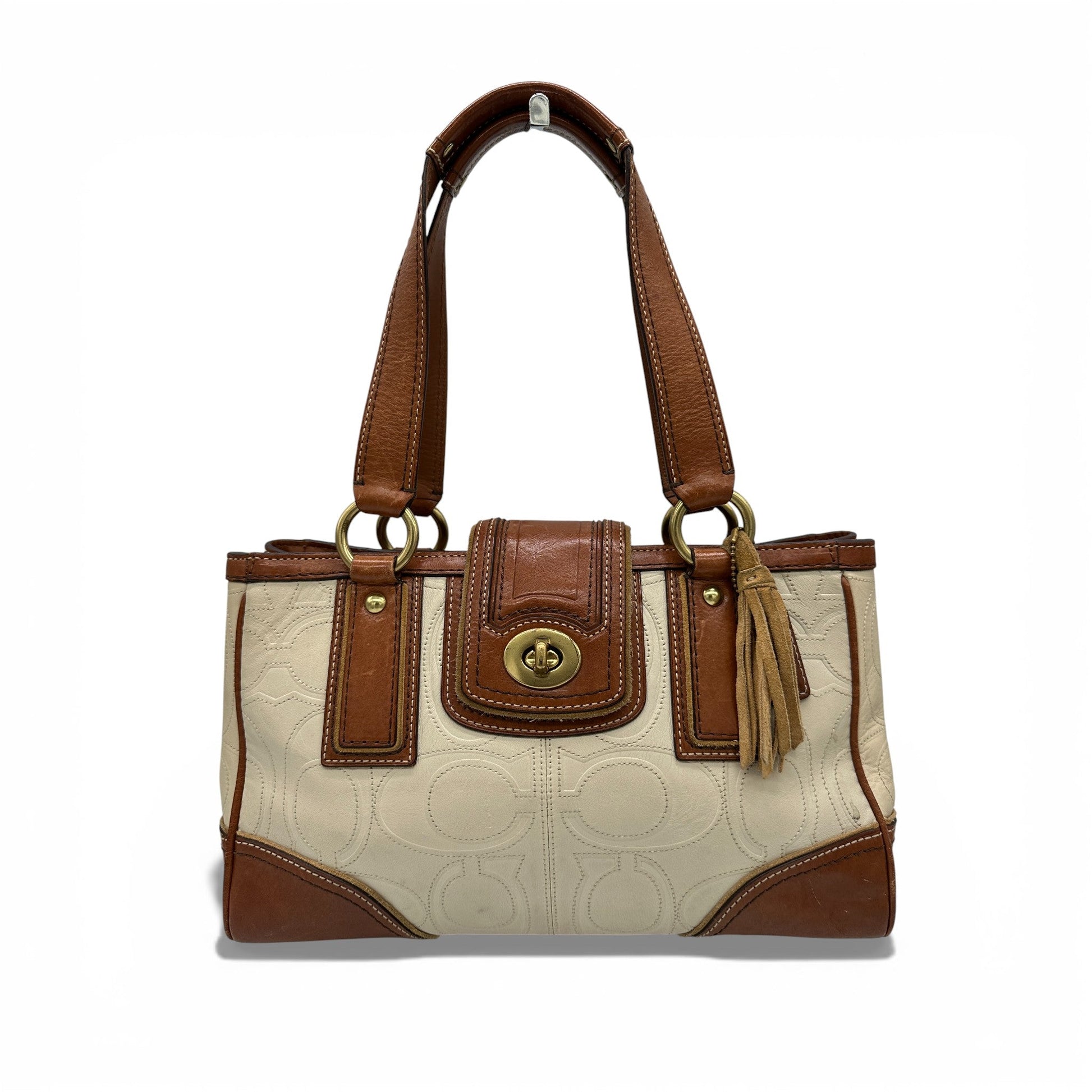 Vintage Coach 11330 Hamptons Turnlock Shoulder Bag - Thanks it's Vintage