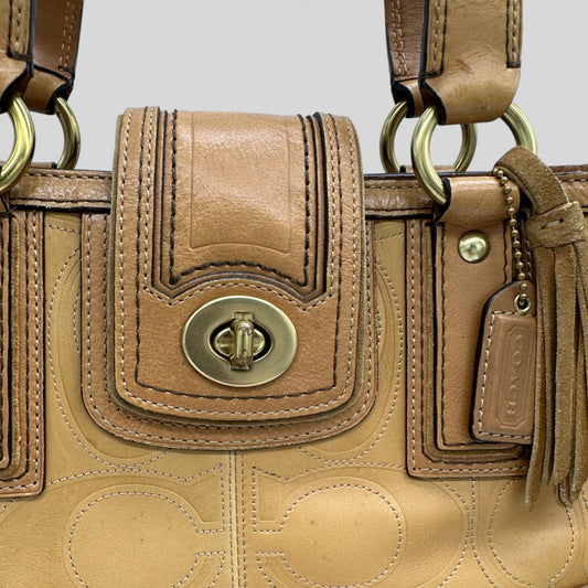 Vintage Coach 11330 Hamptons Turnlock Shoulder Bag - Thanks it's Vintage