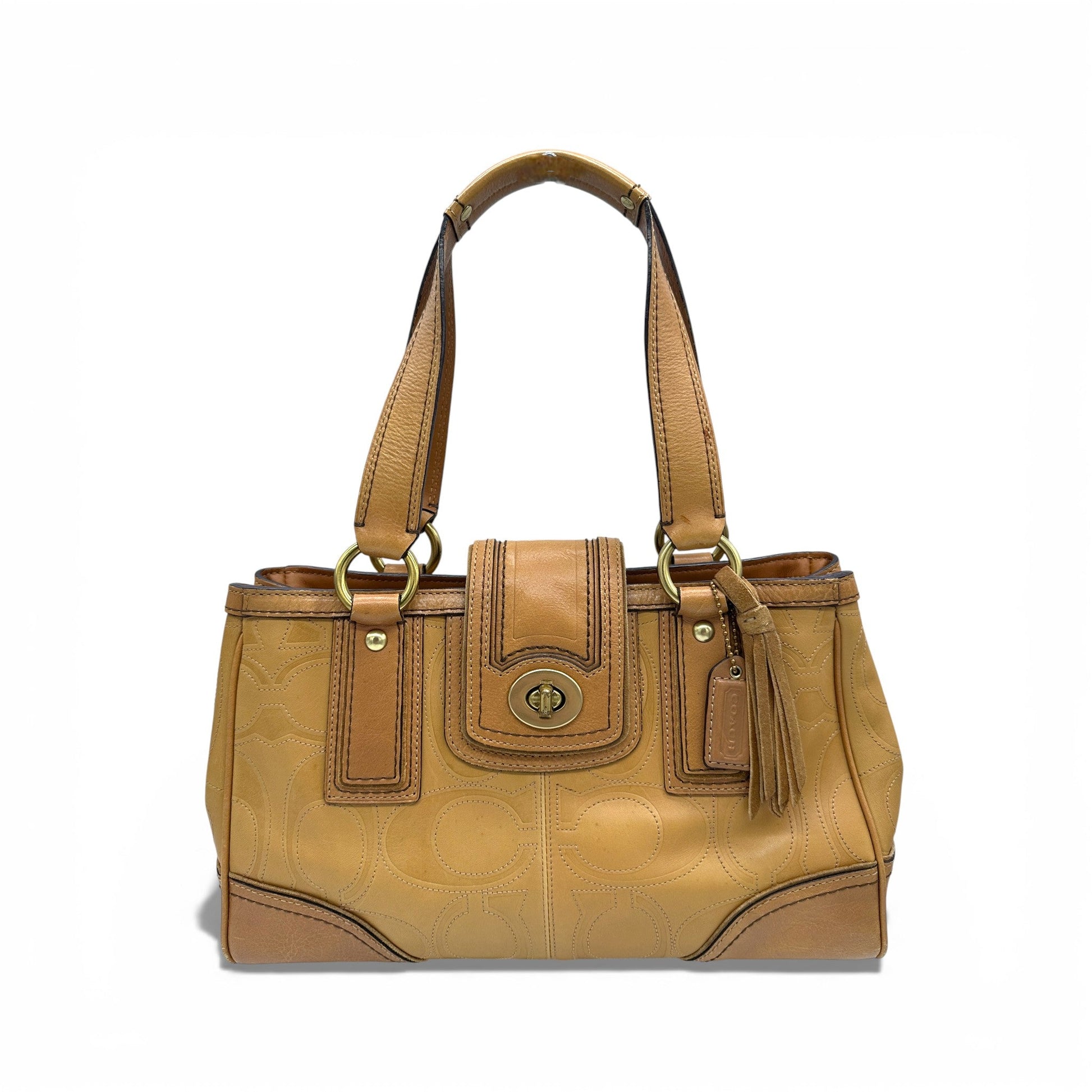 Vintage Coach 11330 Hamptons Turnlock Shoulder Bag - Thanks it's Vintage