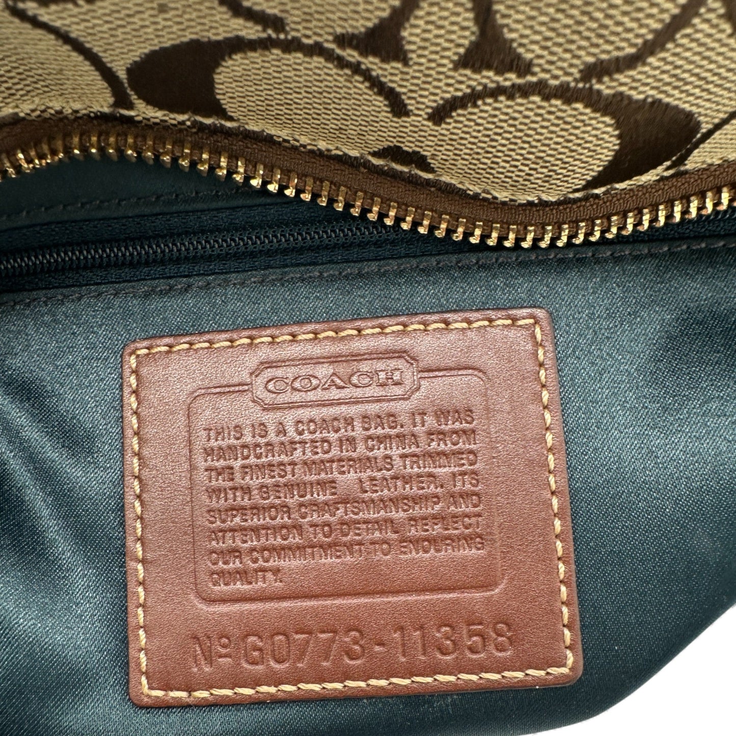 Vintage Coach 11358 Legacy Tote Handbag - Thanks it's Vintage