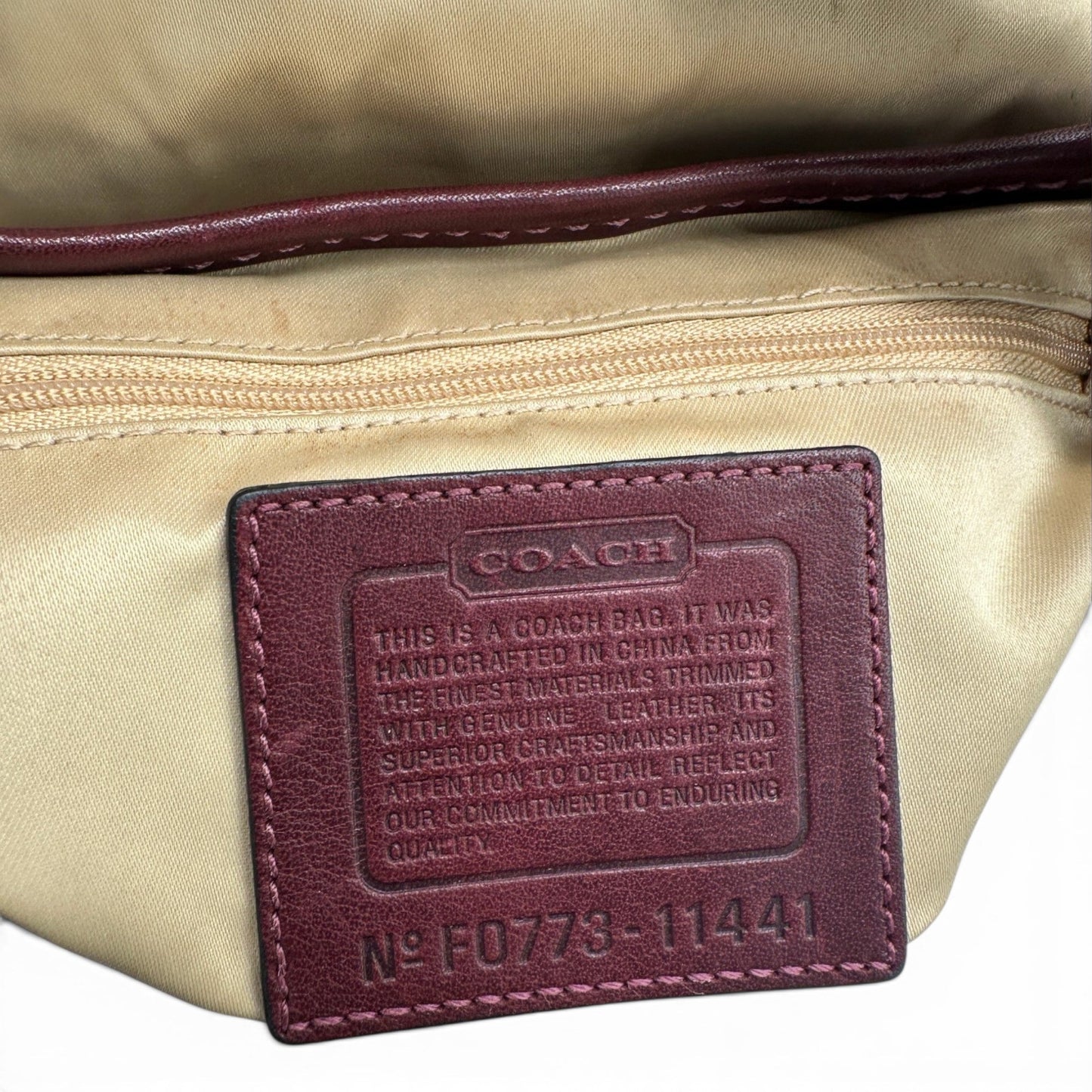 Vintage Coach 11441 Bleecker Shoulder Bag - Thanks it's Vintage