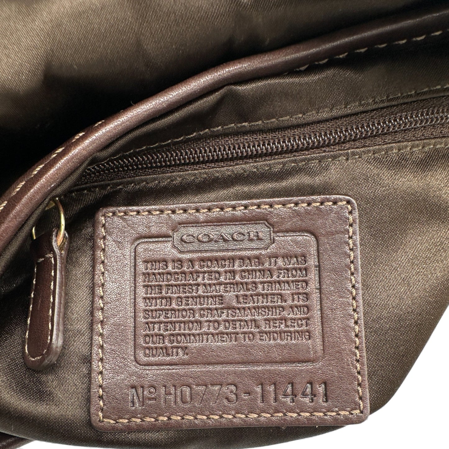 Vintage Coach 11441 Bleecker Shoulder Bag - Thanks it's Vintage