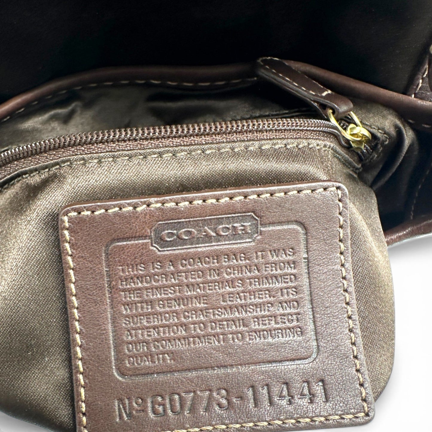 Vintage Coach 11441 Bleecker Shoulder Bag - Thanks it's Vintage