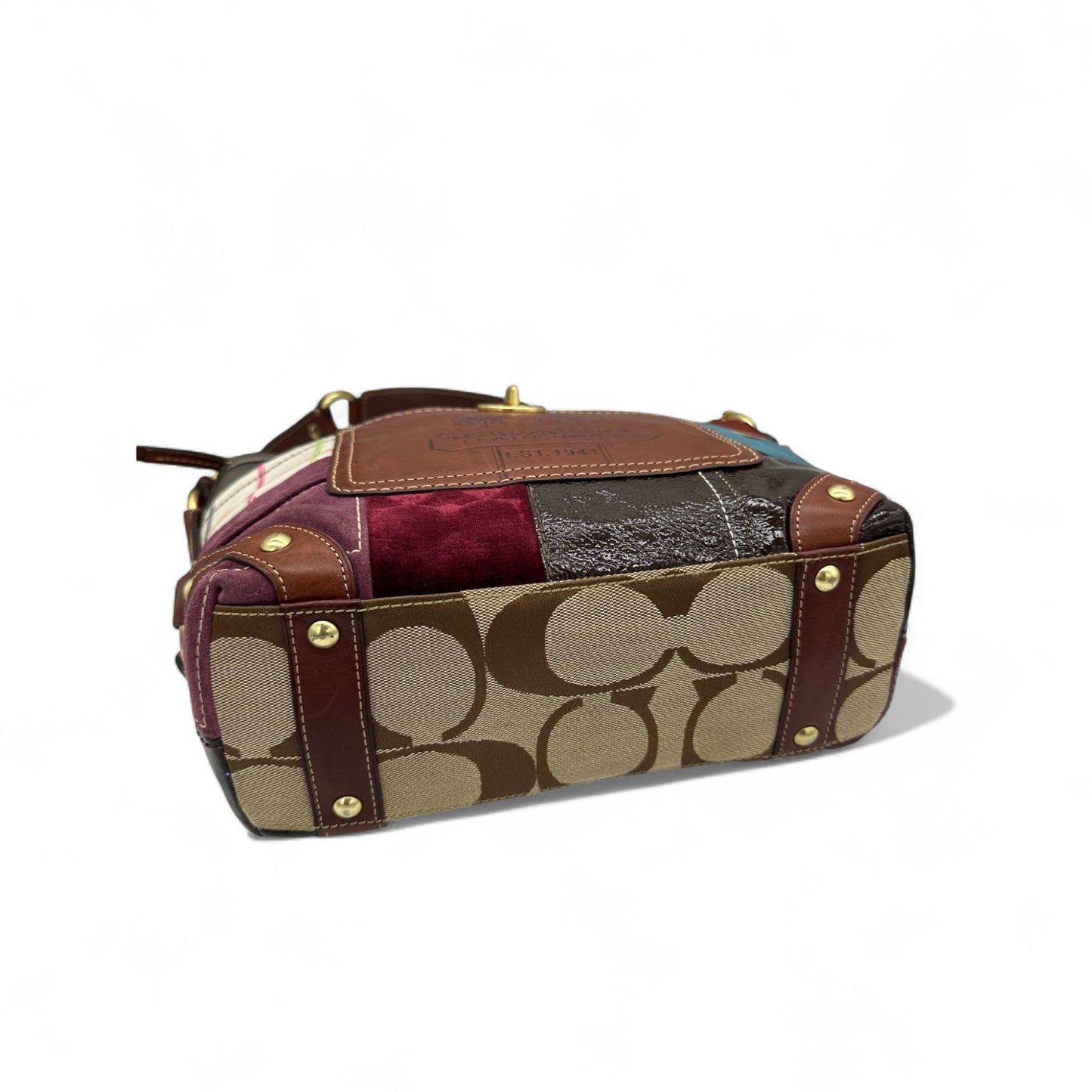 Vintage Coach 11466 Patchwork Legacy Carly Shoulder Bag - Thanks it's Vintage