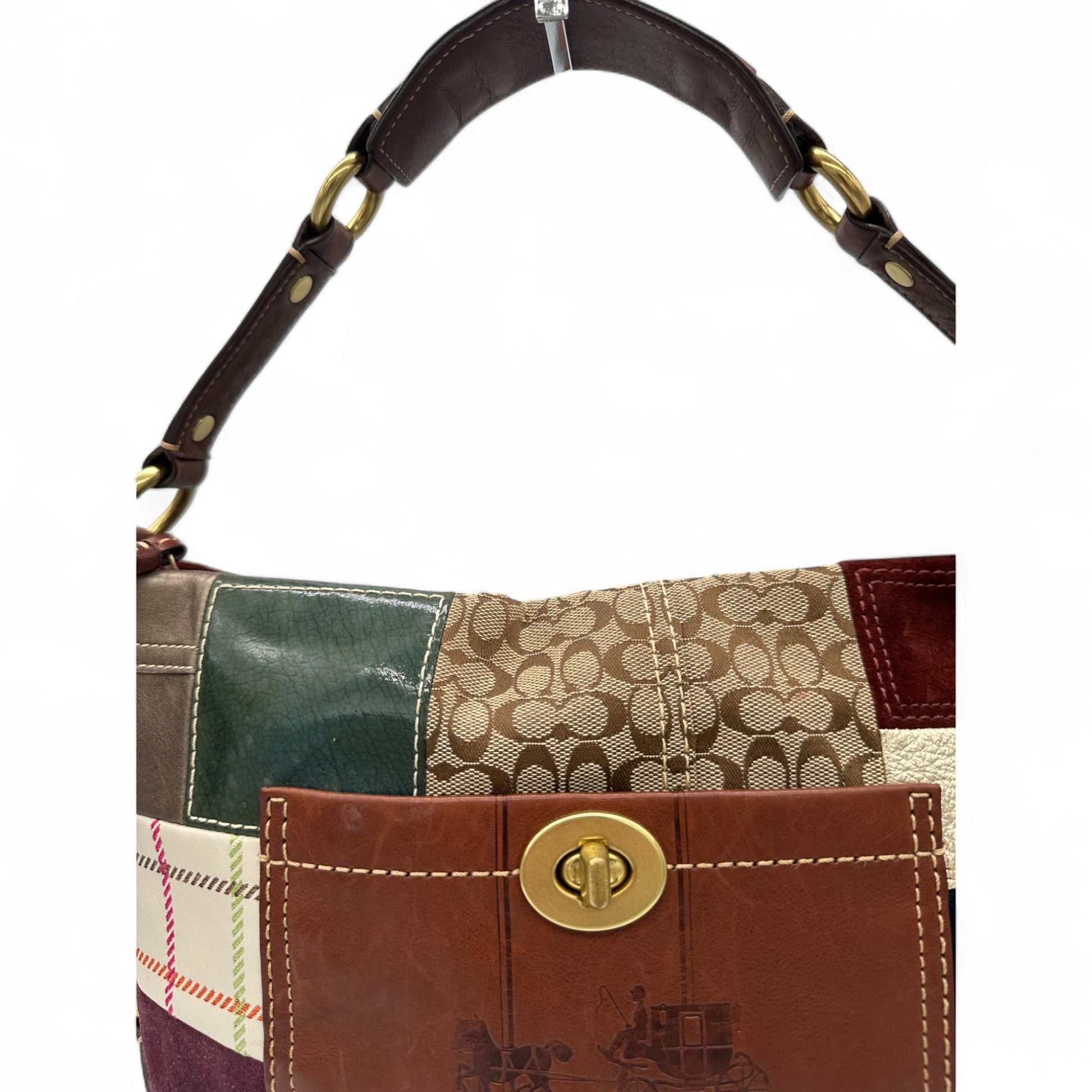 Vintage Coach 11466 Patchwork Legacy Carly Shoulder Bag - Thanks it's Vintage