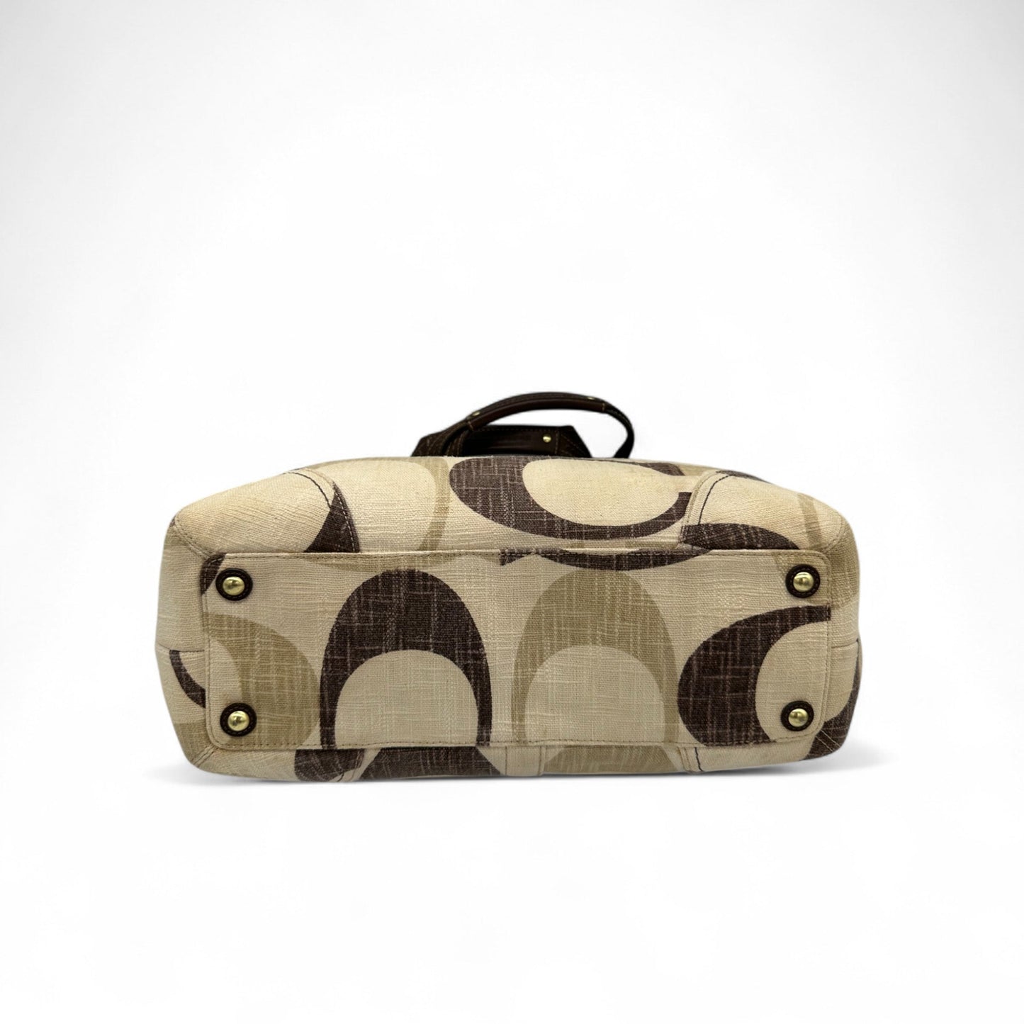 Vintage Coach 12195 Soho Brown Optic Monogram Shoulder Bag - Thanks it's Vintage