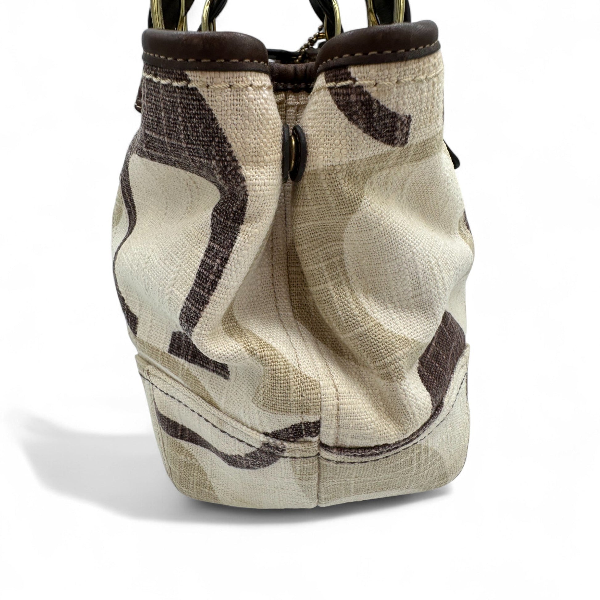 Vintage Coach 12195 Soho Brown Optic Monogram Shoulder Bag - Thanks it's Vintage