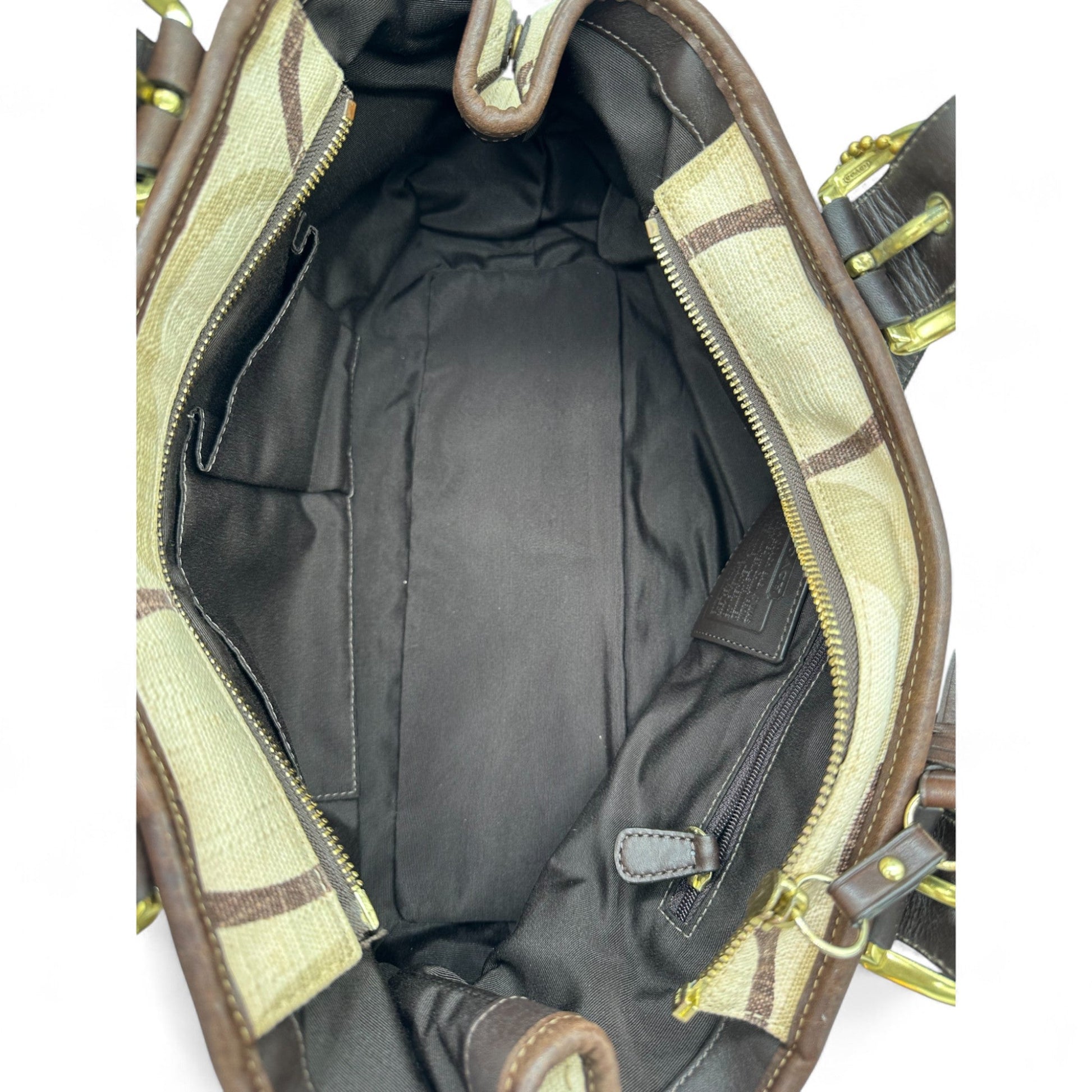 Vintage Coach 12195 Soho Brown Optic Monogram Shoulder Bag - Thanks it's Vintage