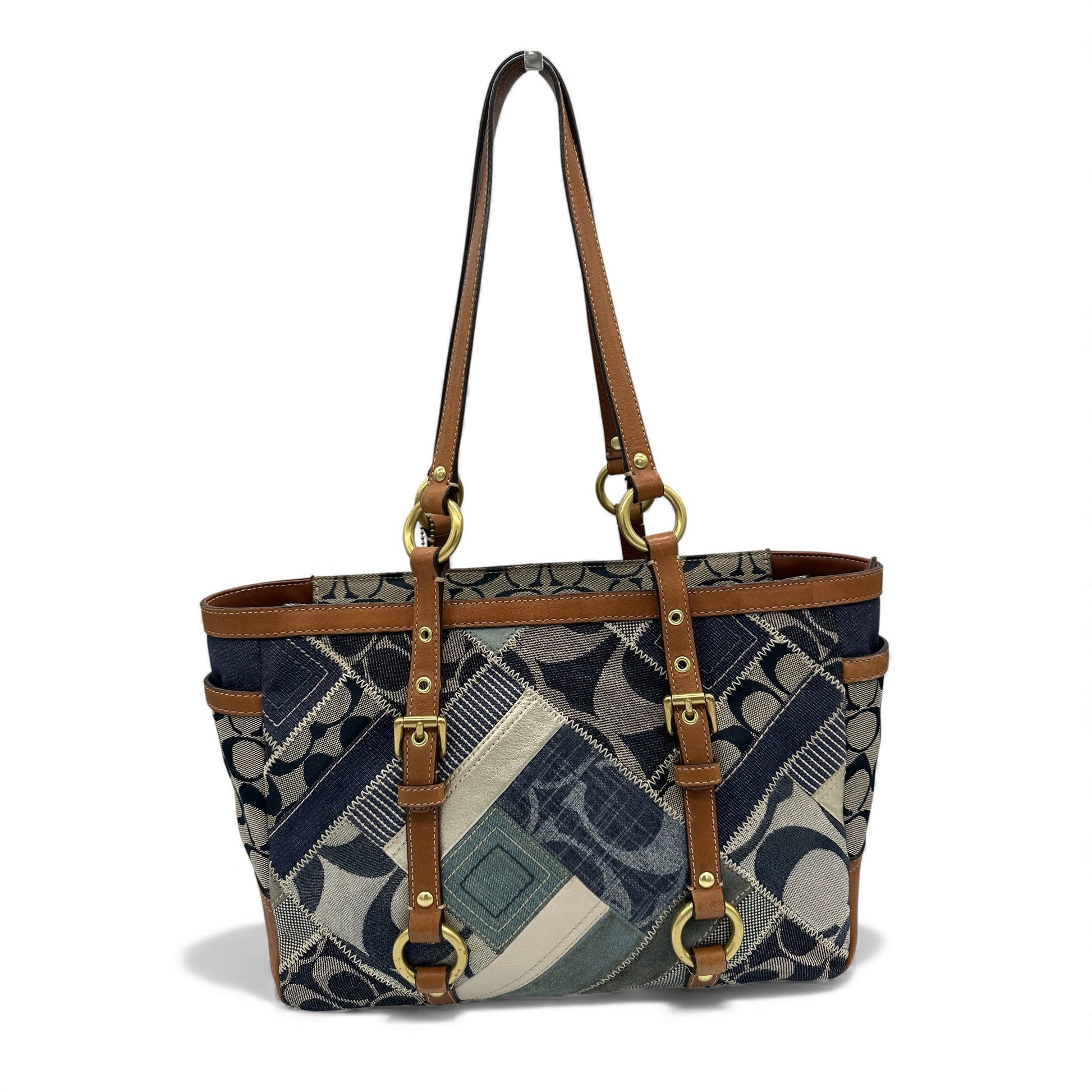 Vintage Coach 12217 Denim Patchwork Tote Shoulder Bag - Thanks it's Vintage