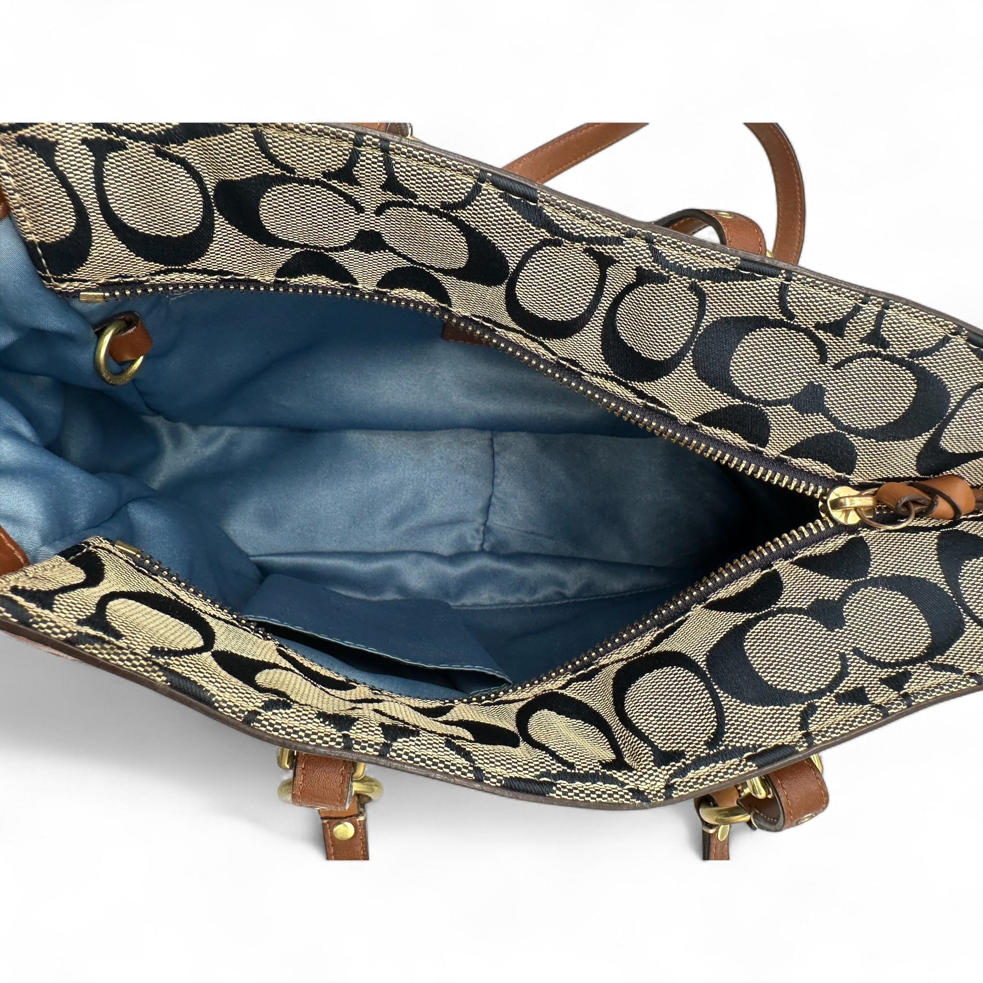 Vintage Coach 12217 Denim Patchwork Tote Shoulder Bag - Thanks it's Vintage