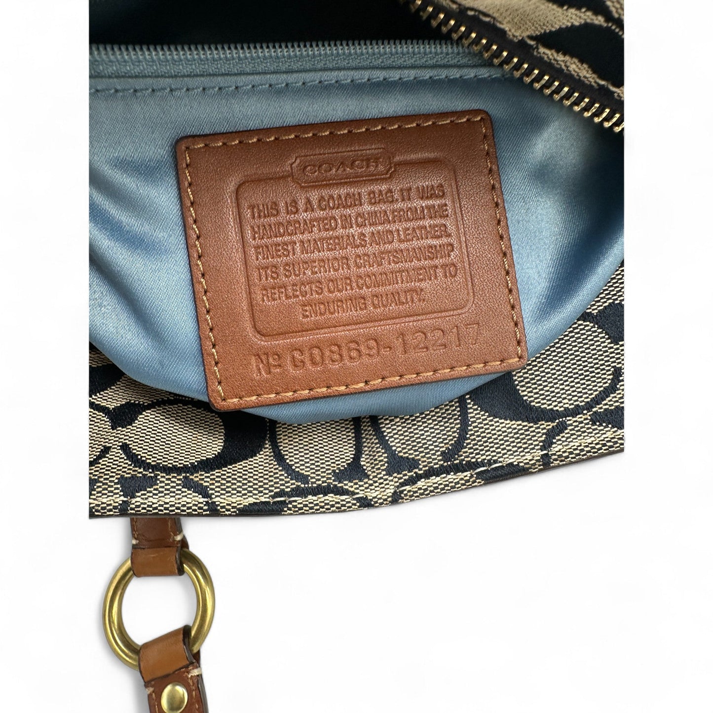 Vintage Coach 12217 Denim Patchwork Tote Shoulder Bag - Thanks it's Vintage