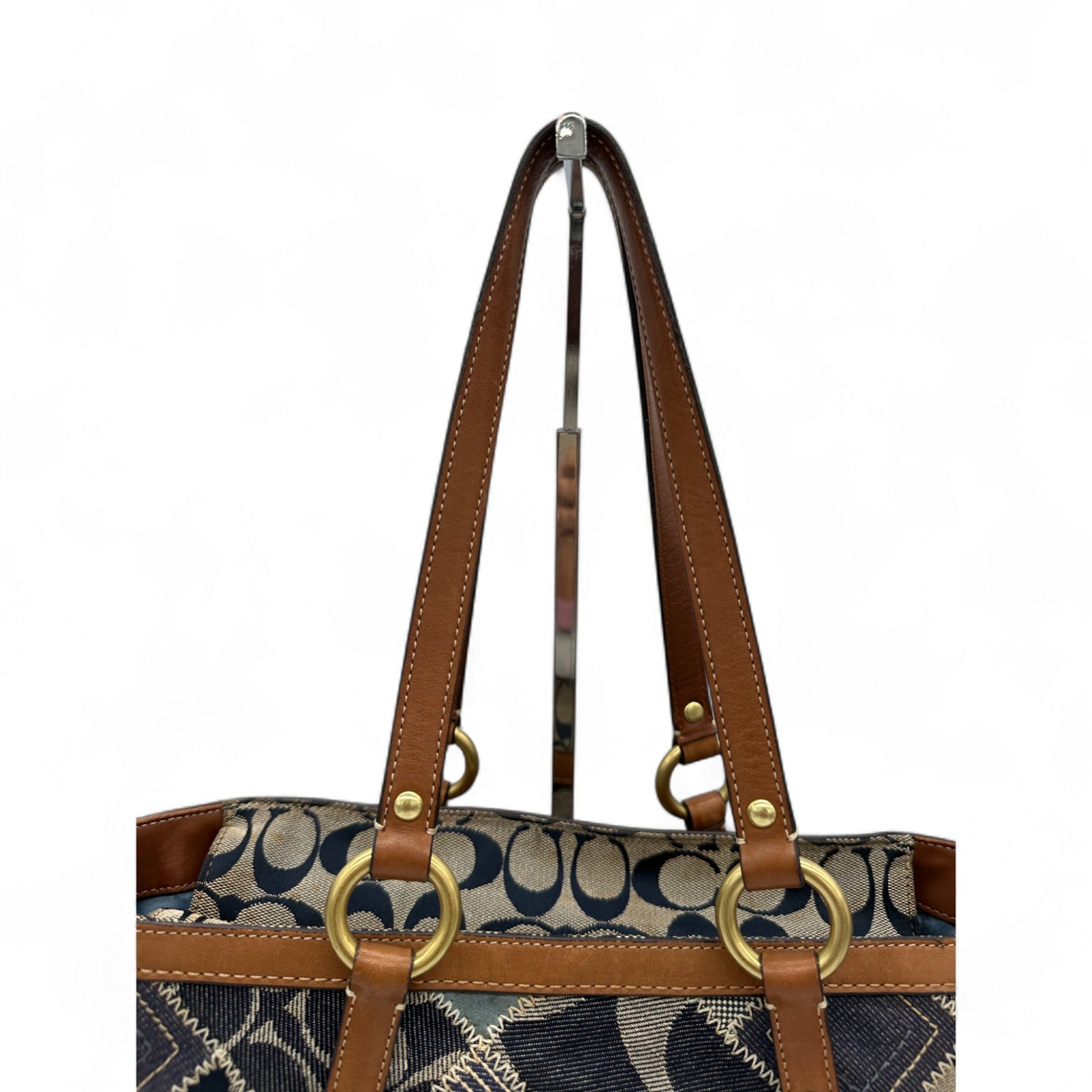 Vintage Coach 12217 Denim Patchwork Tote Shoulder Bag - Thanks it's Vintage