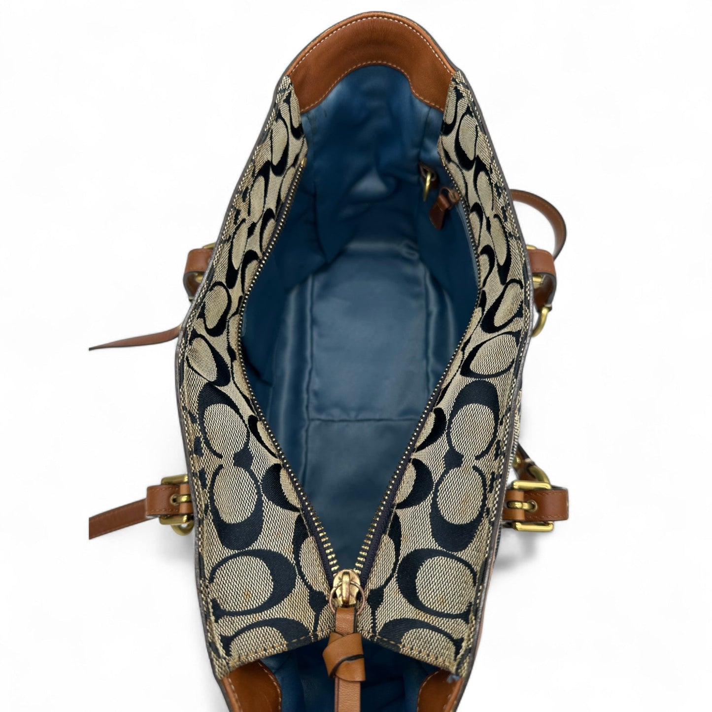 Vintage Coach 12217 Denim Patchwork Tote Shoulder Bag - Thanks it's Vintage