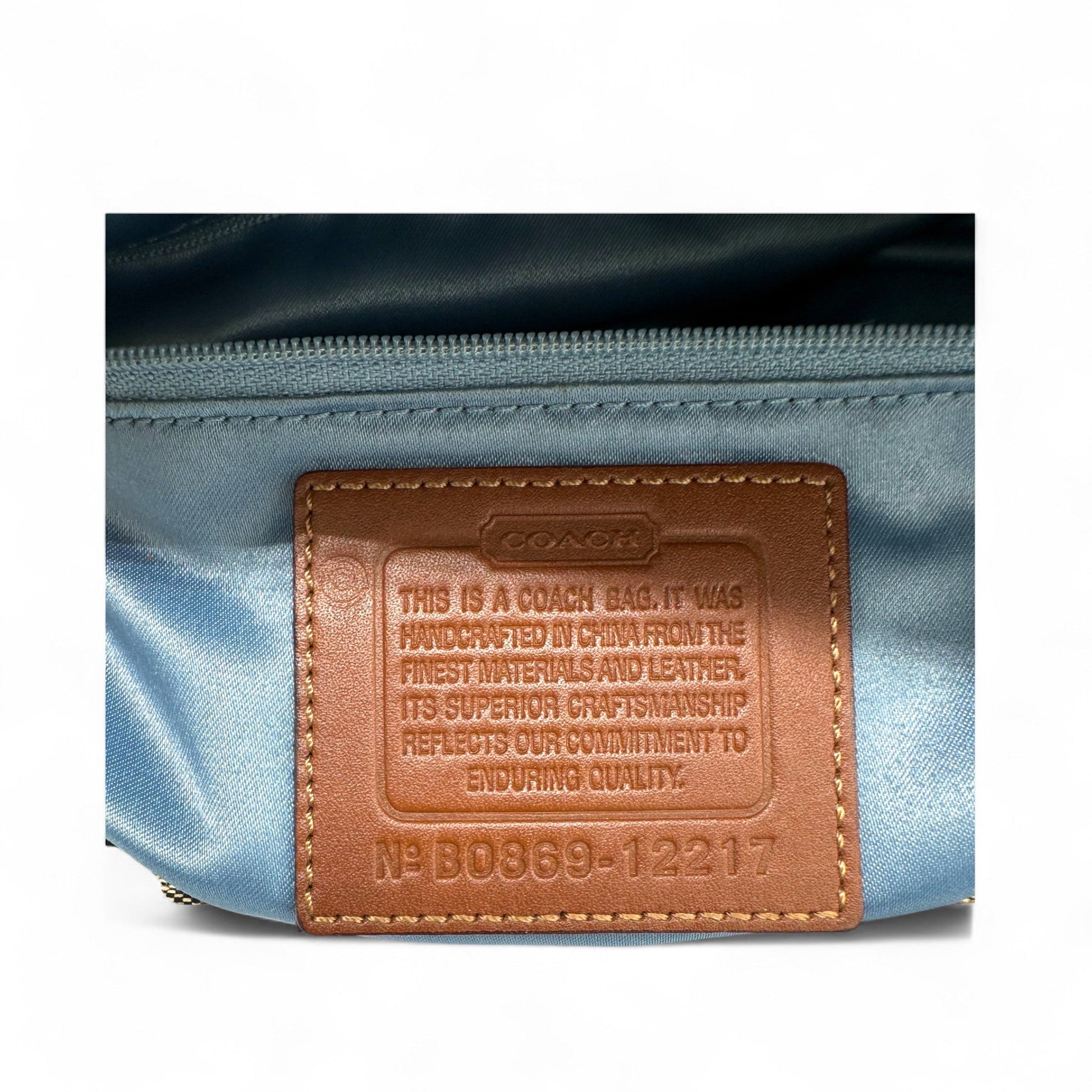 Vintage Coach 12217 Denim Patchwork Tote Shoulder Bag - Thanks it's Vintage