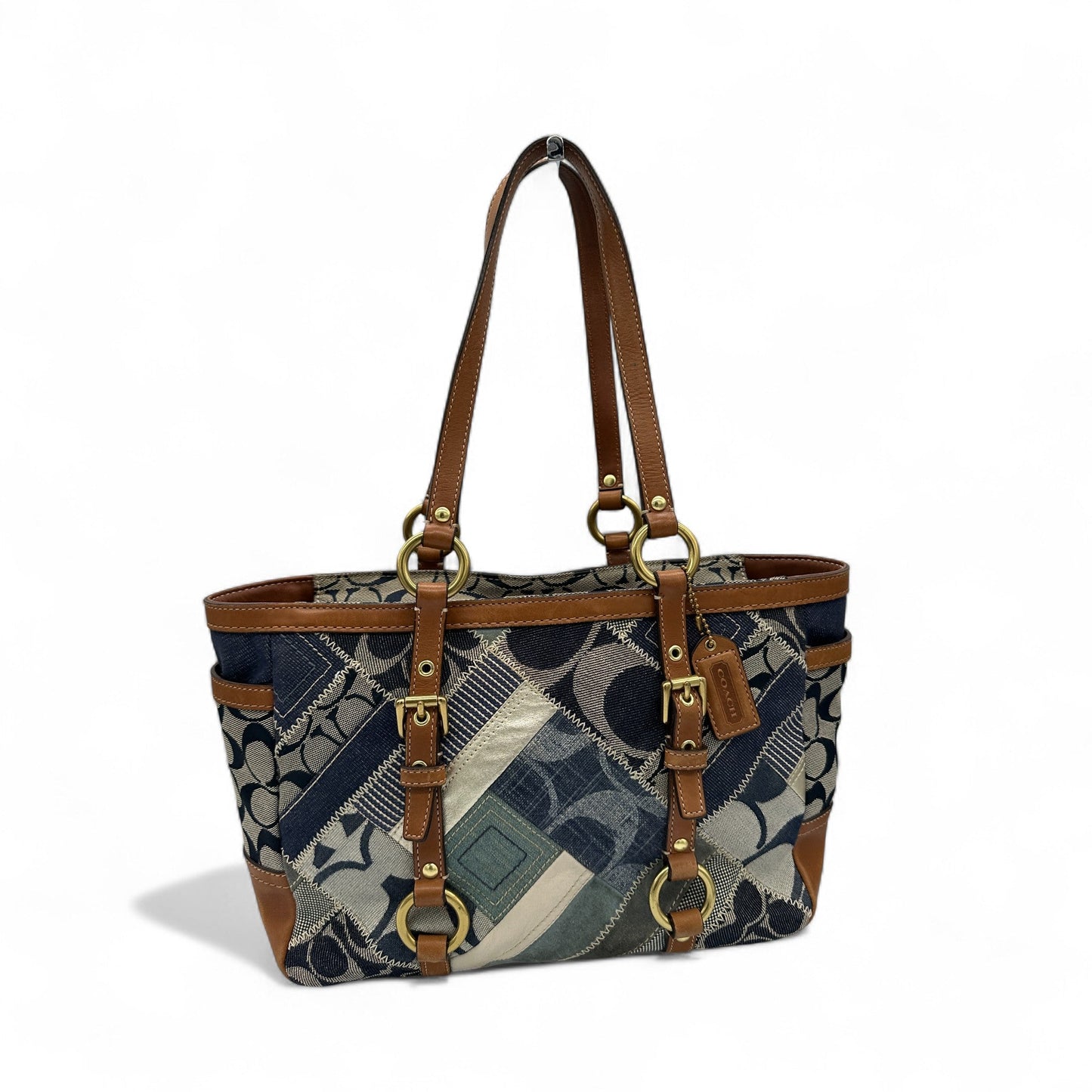 Vintage Coach 12217 Denim Patchwork Tote Shoulder Bag - Thanks it's Vintage