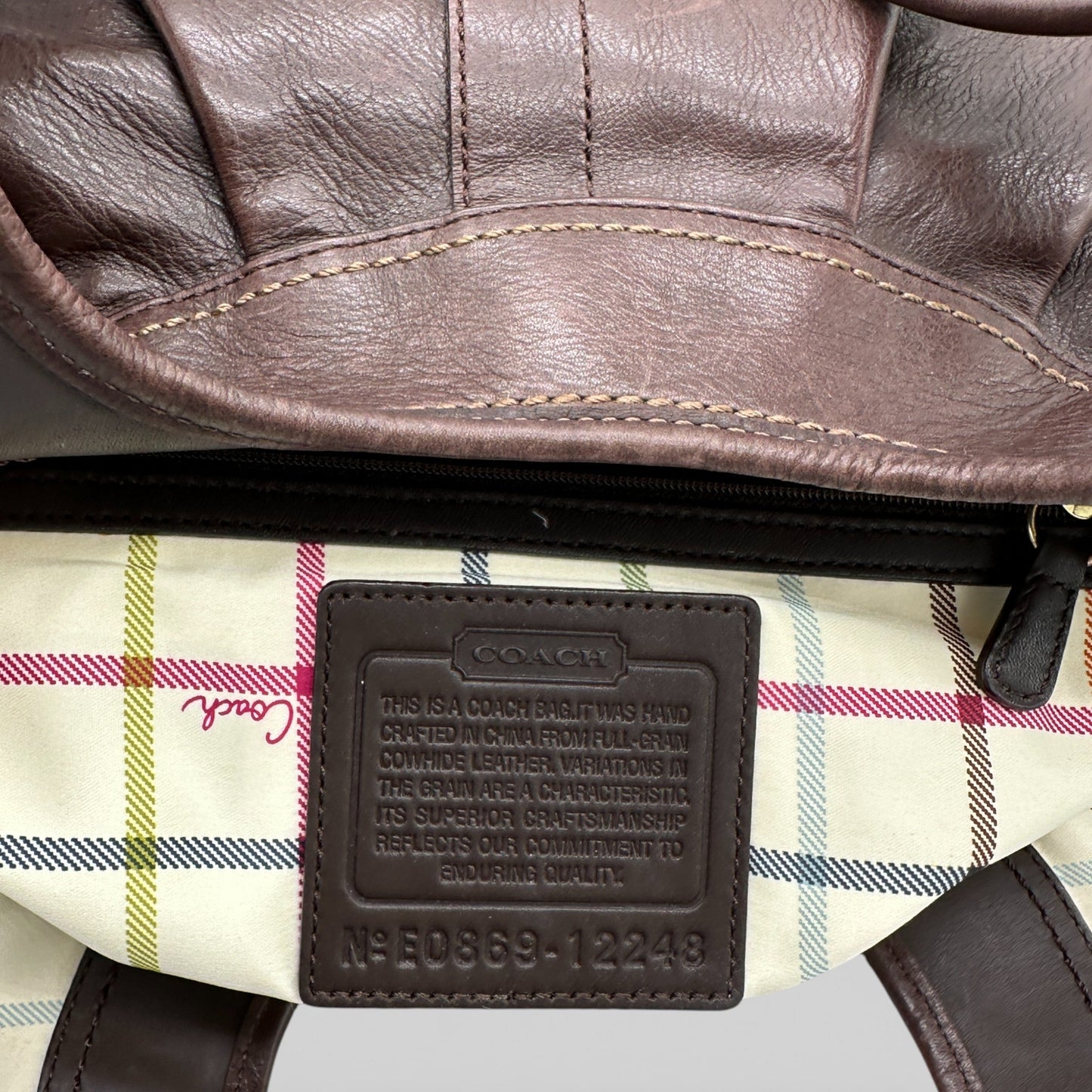 Vintage Coach 12248 Pleated Ergo Shoulder Bag - Thanks it's Vintage