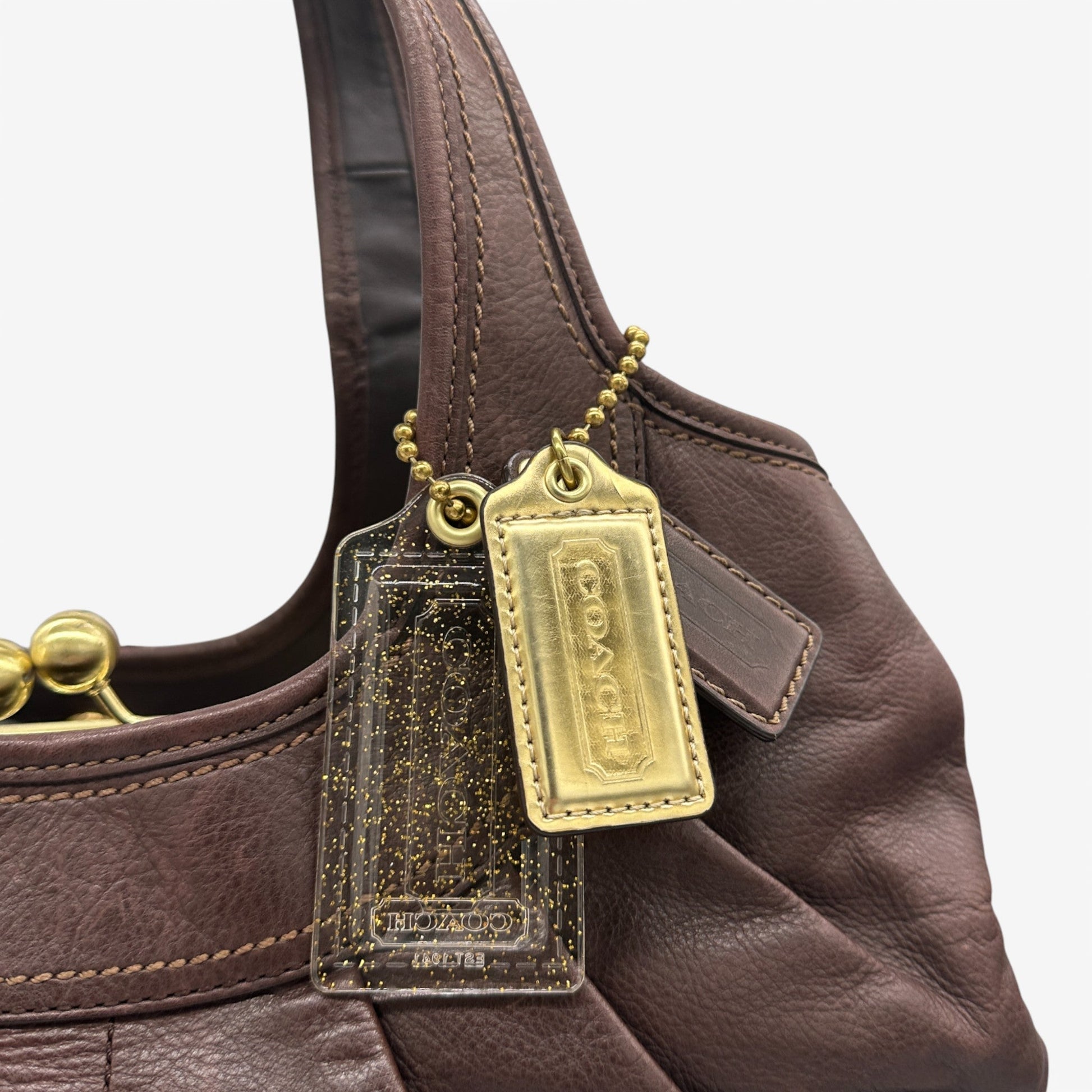 Vintage Coach 12248 Pleated Ergo Shoulder Bag - Thanks it's Vintage