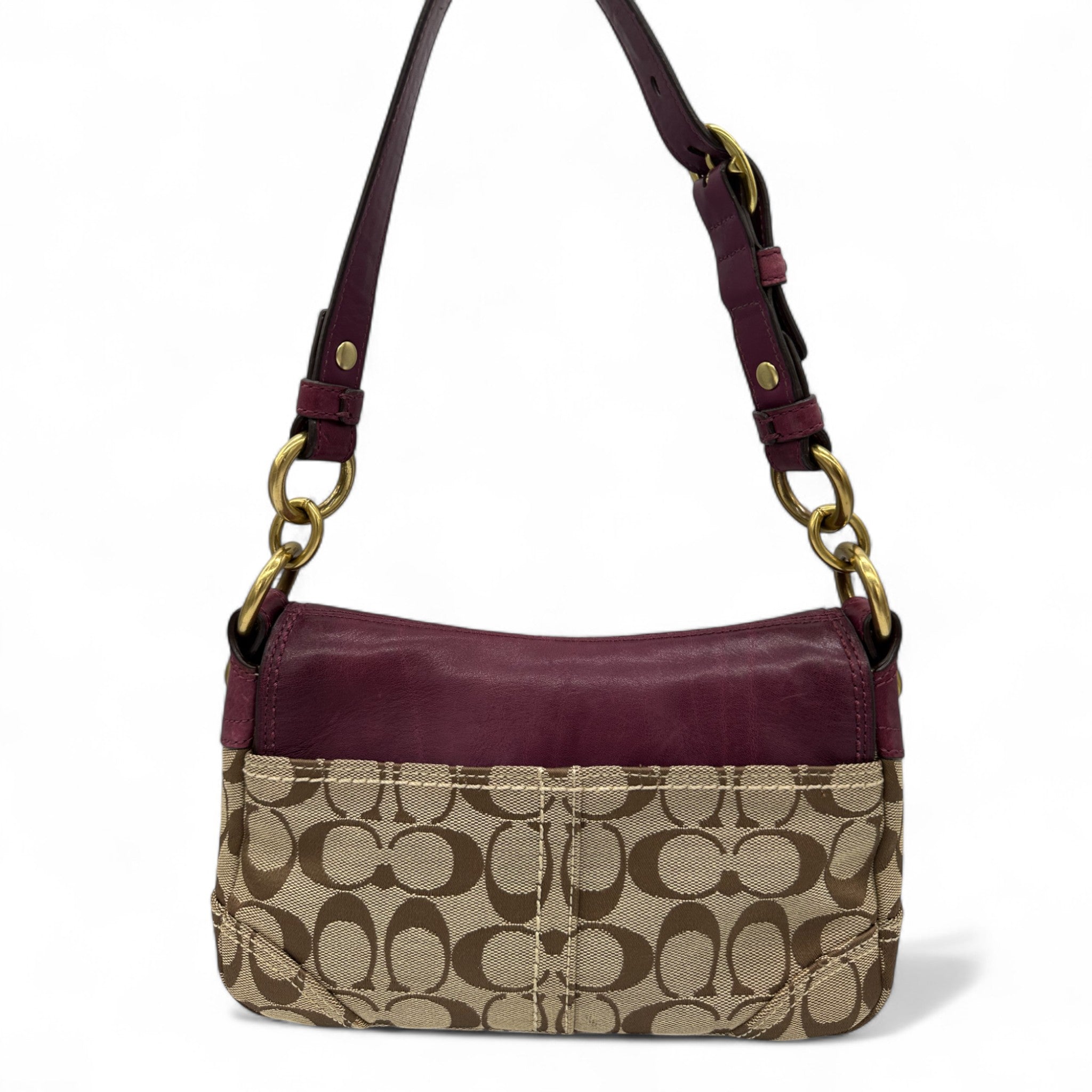 バッグ Coach Soho Bleecker Signature Bag Vintage Coach 12375 Bleecker Soho Shoulder Bag – Thanks it's Vintage