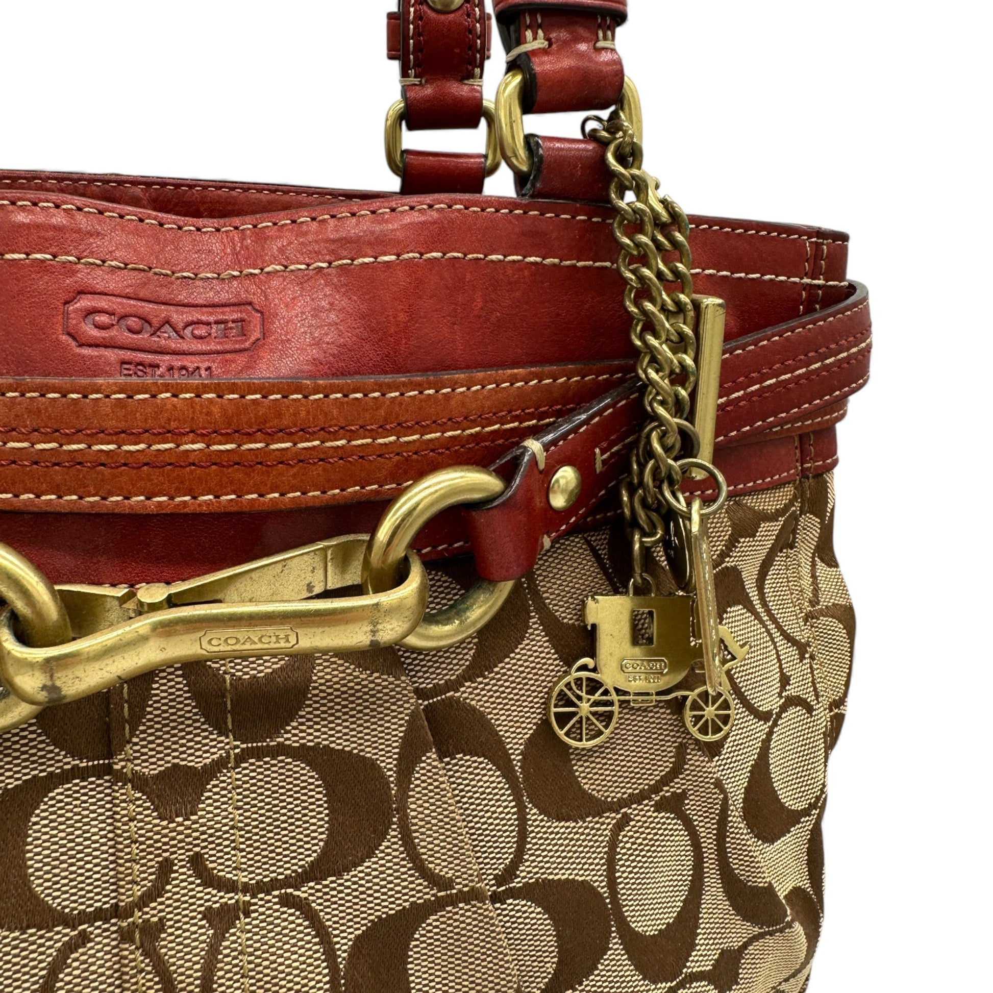 Vintage Coach 12467 Horsebit Clip Handbag - Thanks it's Vintage