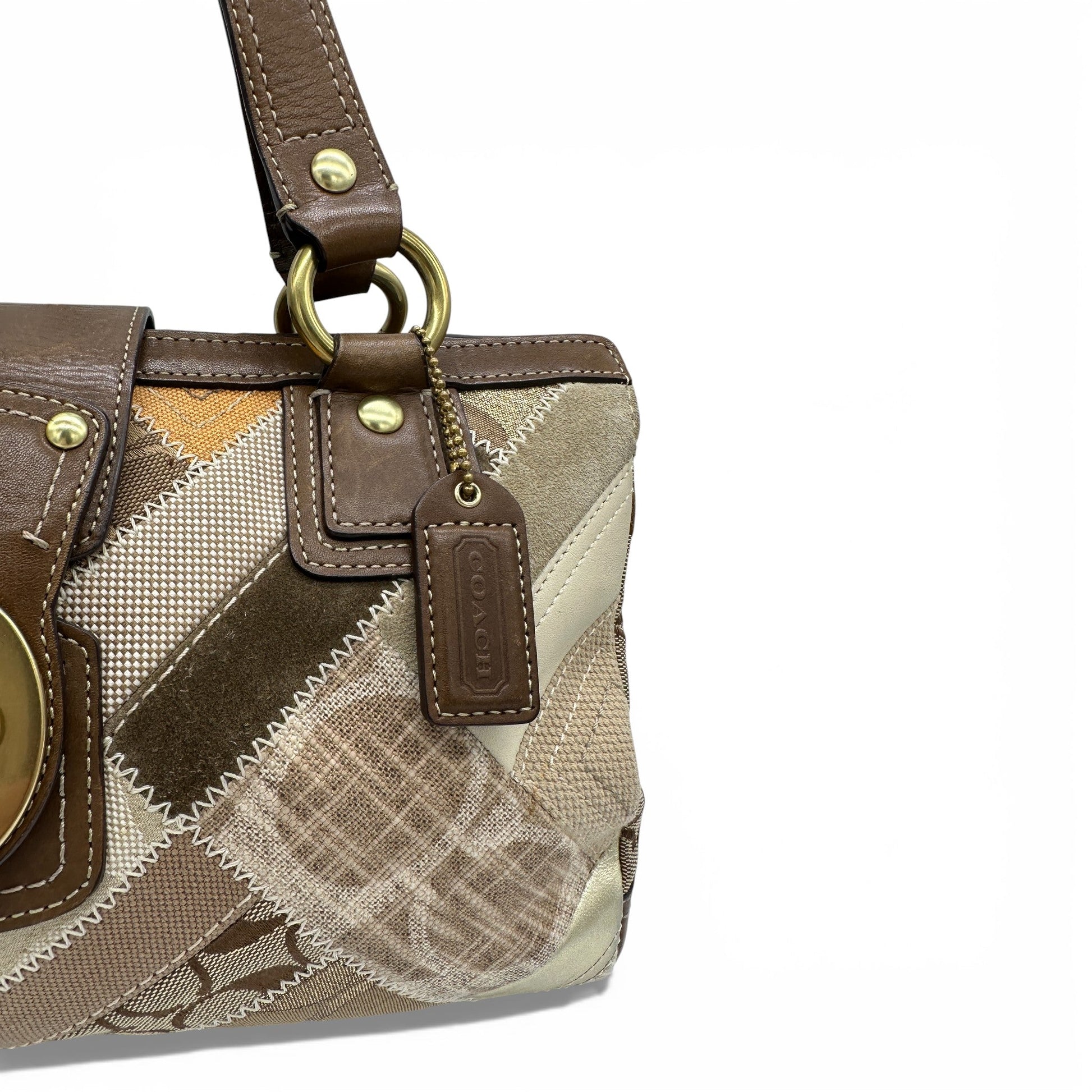 Vintage Coach 12524 Patchwork Turnlock handbag - Thanks it's Vintage