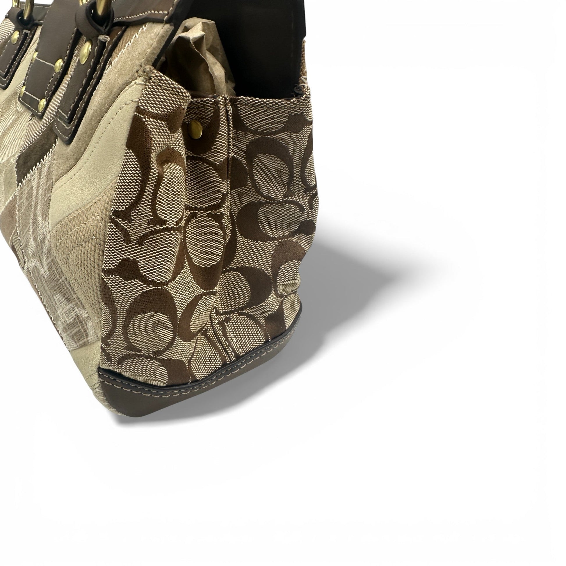 Vintage Coach 12524 Patchwork Turnlock Handbag - Thanks it's Vintage