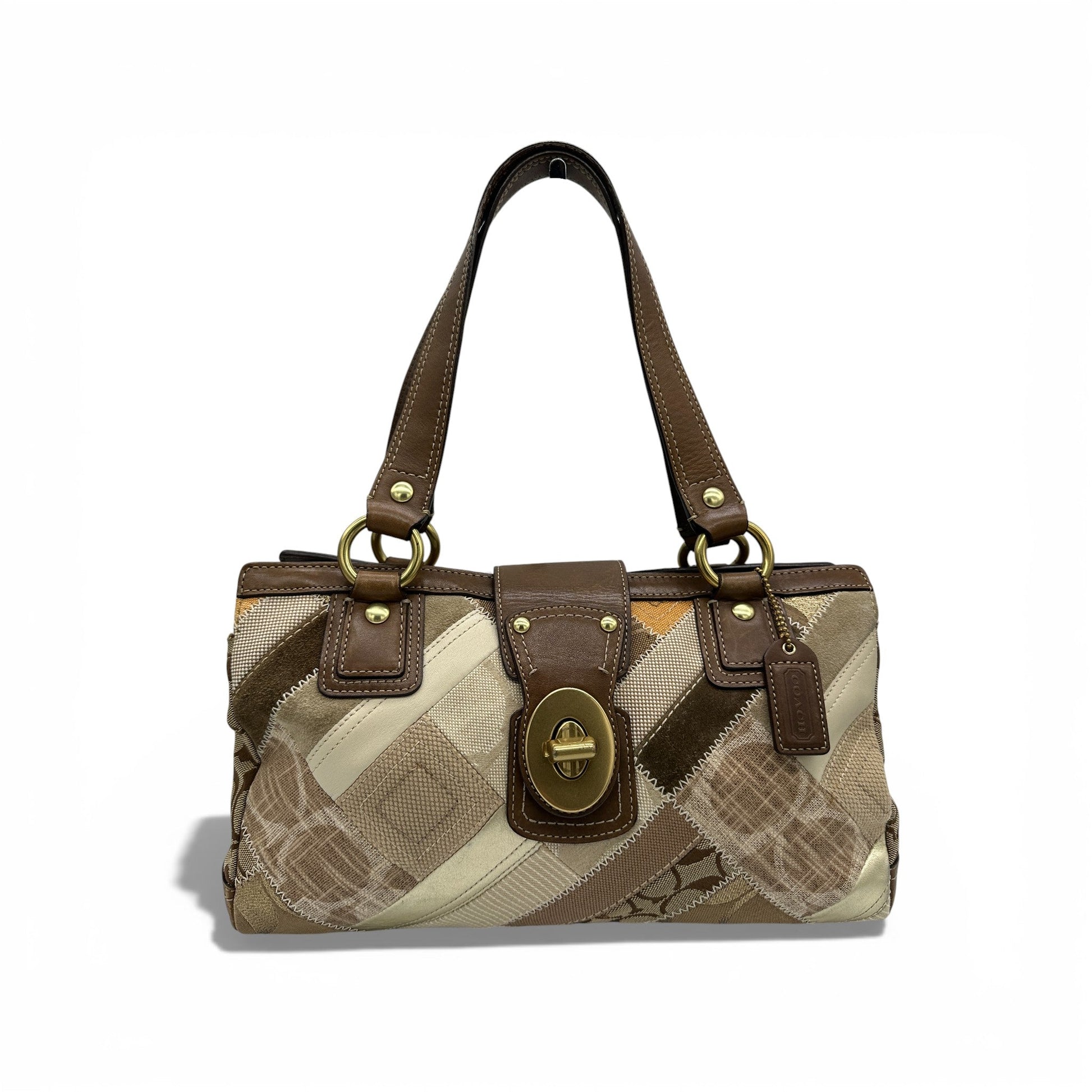 Vintage Coach 12524 Patchwork Turnlock handbag - Thanks it's Vintage