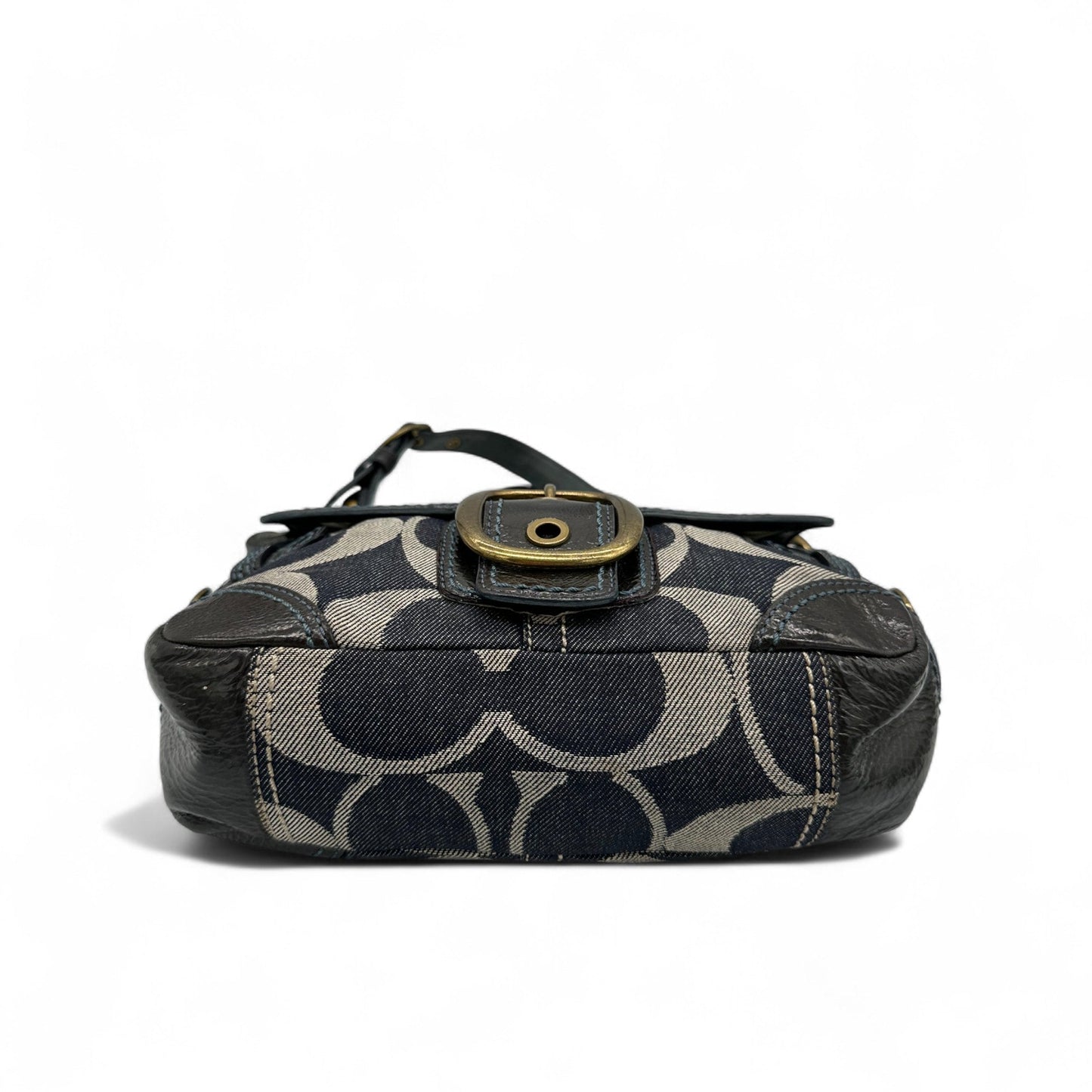 Vintage Coach 12535 Bleecker Denim Monogram Shoulder Bag - Thanks it's Vintage