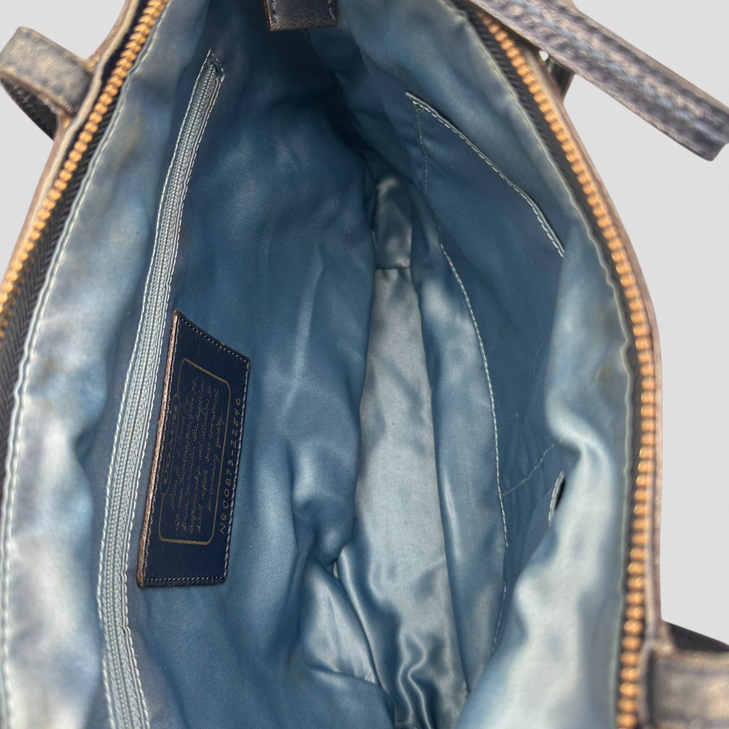 Vintage Coach 12546 Denim Tote Shoulder Bag - Thanks it's Vintage