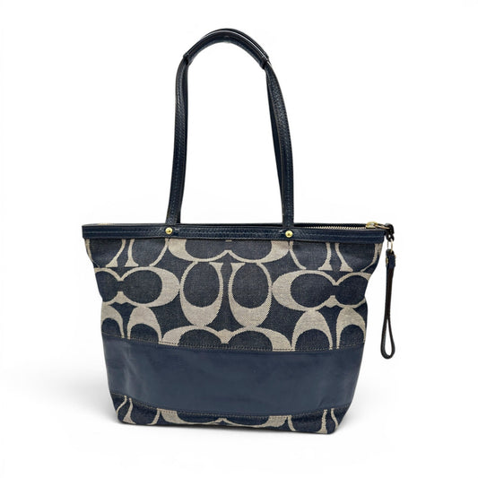 Vintage Coach 12546 Denim Tote Shoulder Bag - Thanks it's Vintage