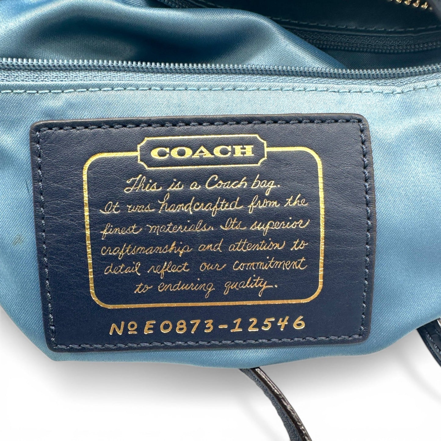 Vintage Coach 12546 Denim Tote Shoulder Bag - Thanks it's Vintage