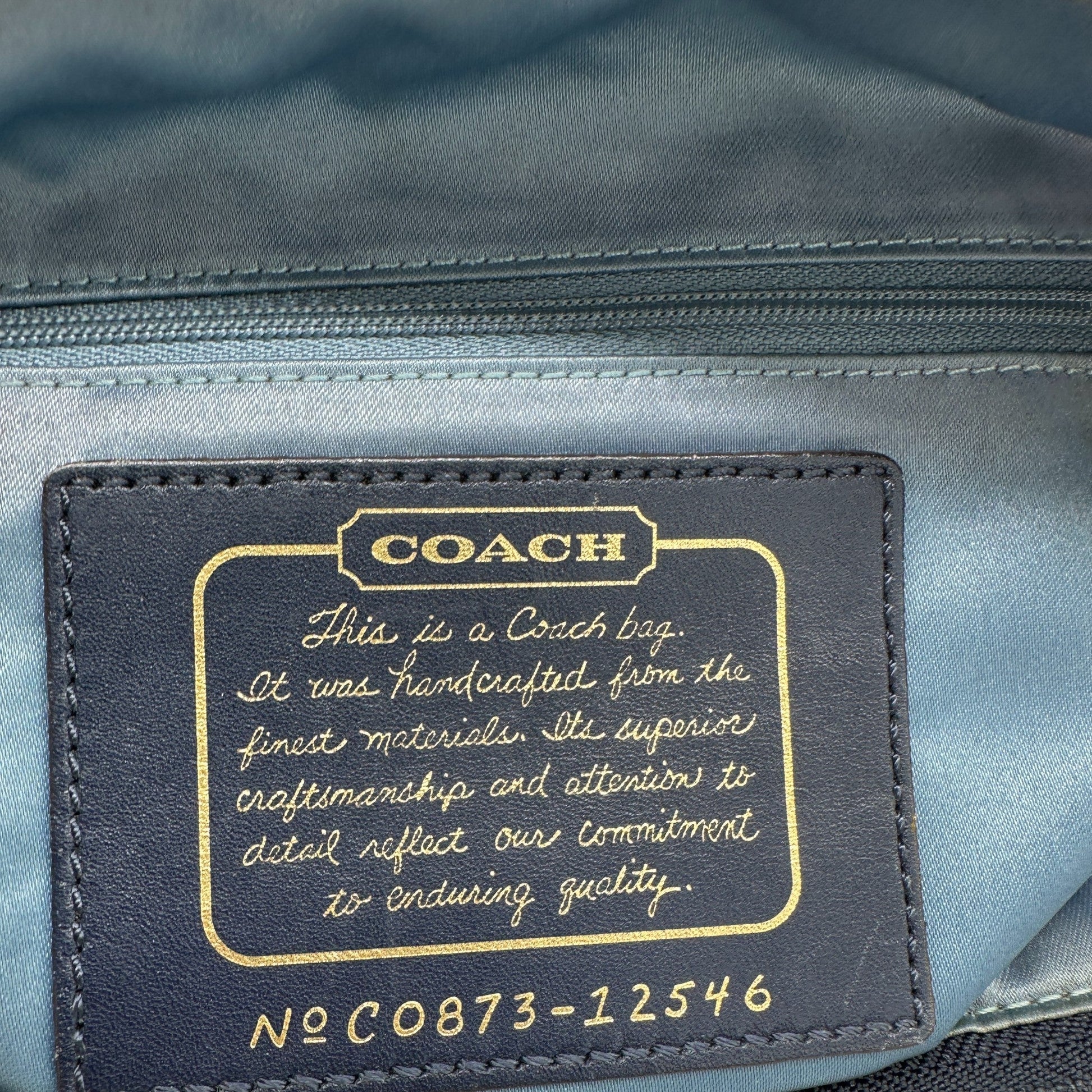Vintage Coach 12546 Denim Tote Shoulder Bag - Thanks it's Vintage