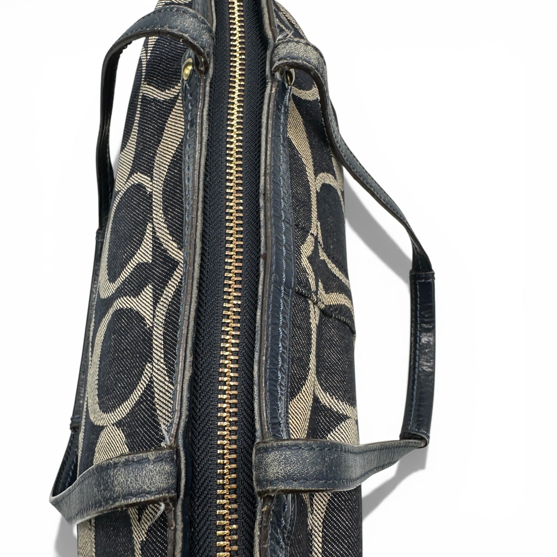 Vintage Coach 12546 Denim Tote Shoulder Bag - Thanks it's Vintage