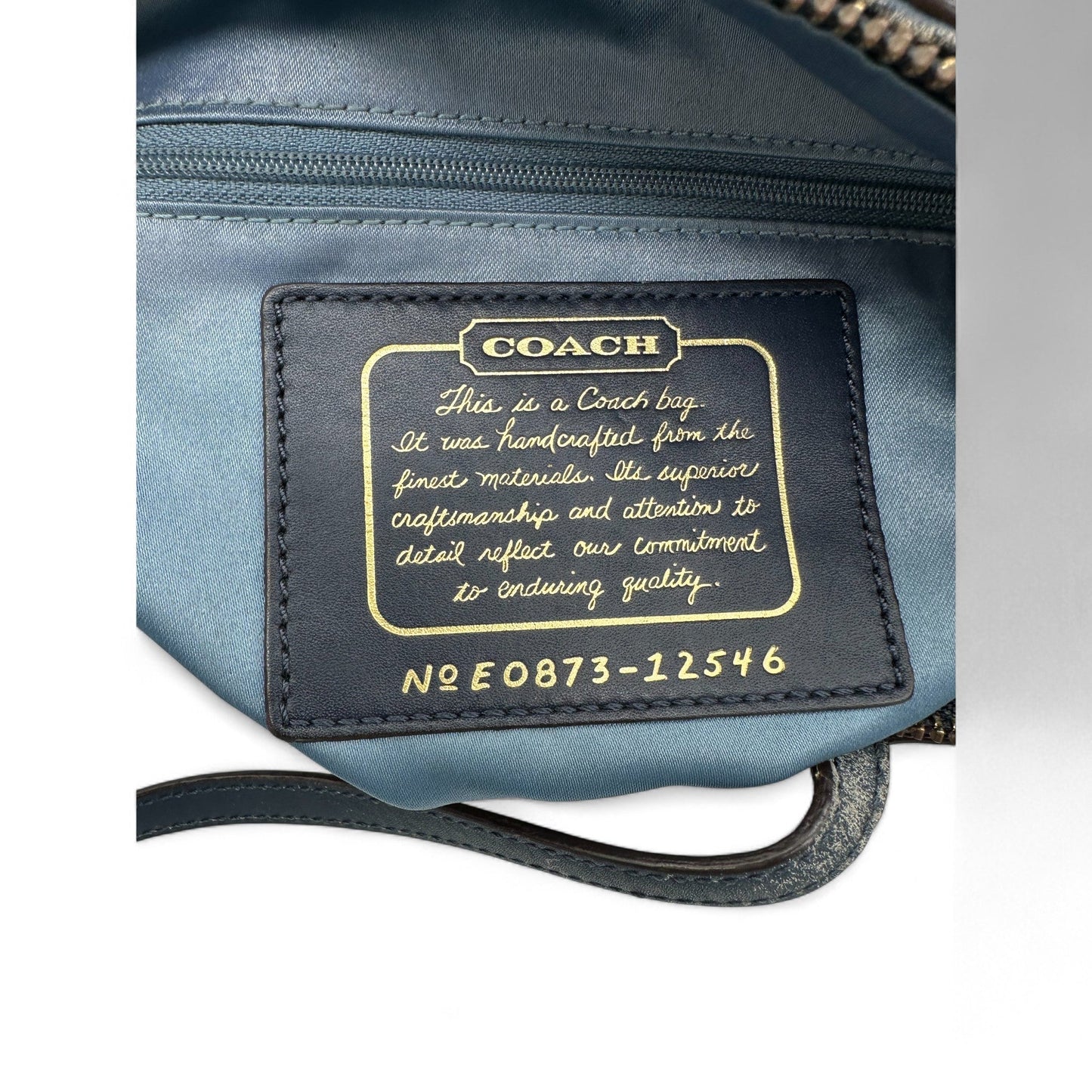 Vintage Coach 12546 Denim Tote Shoulder Bag - Thanks it's Vintage