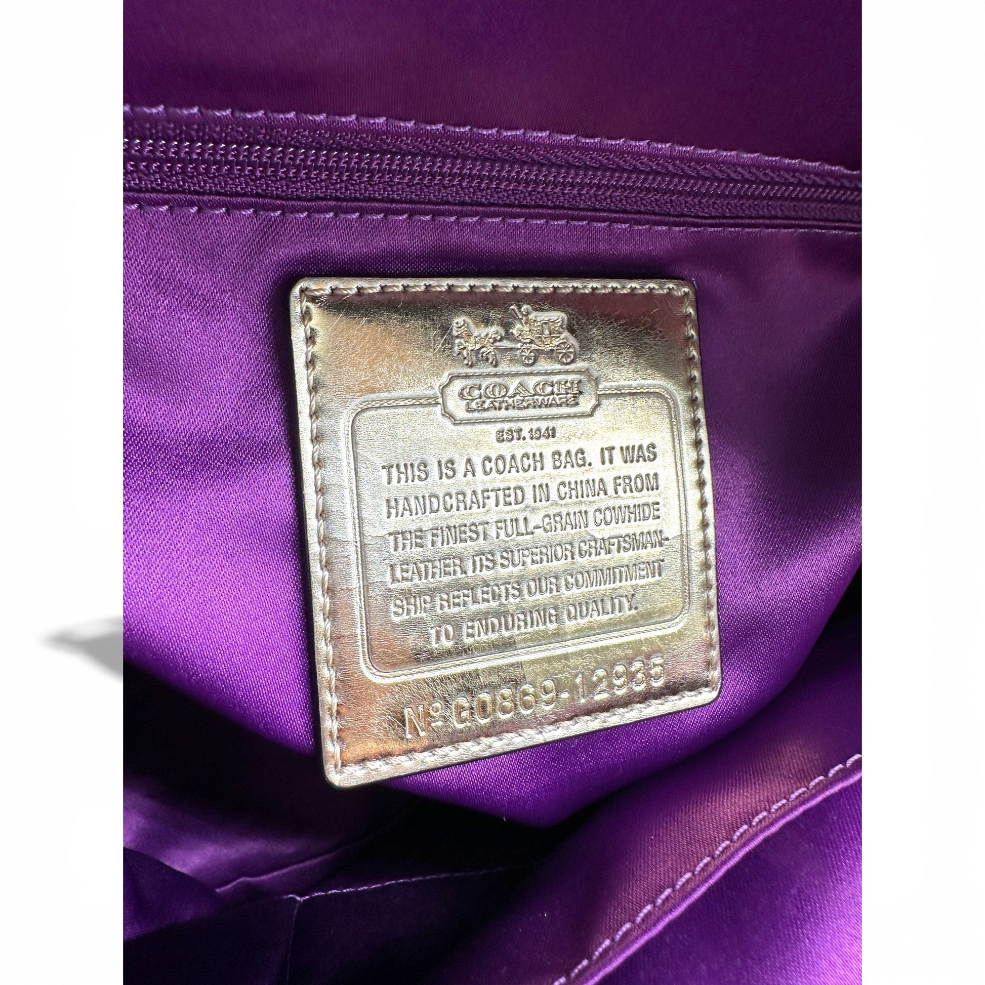 Vintage Coach 12935 Madison 2 Way Shoulder Bag - Thanks it's Vintage