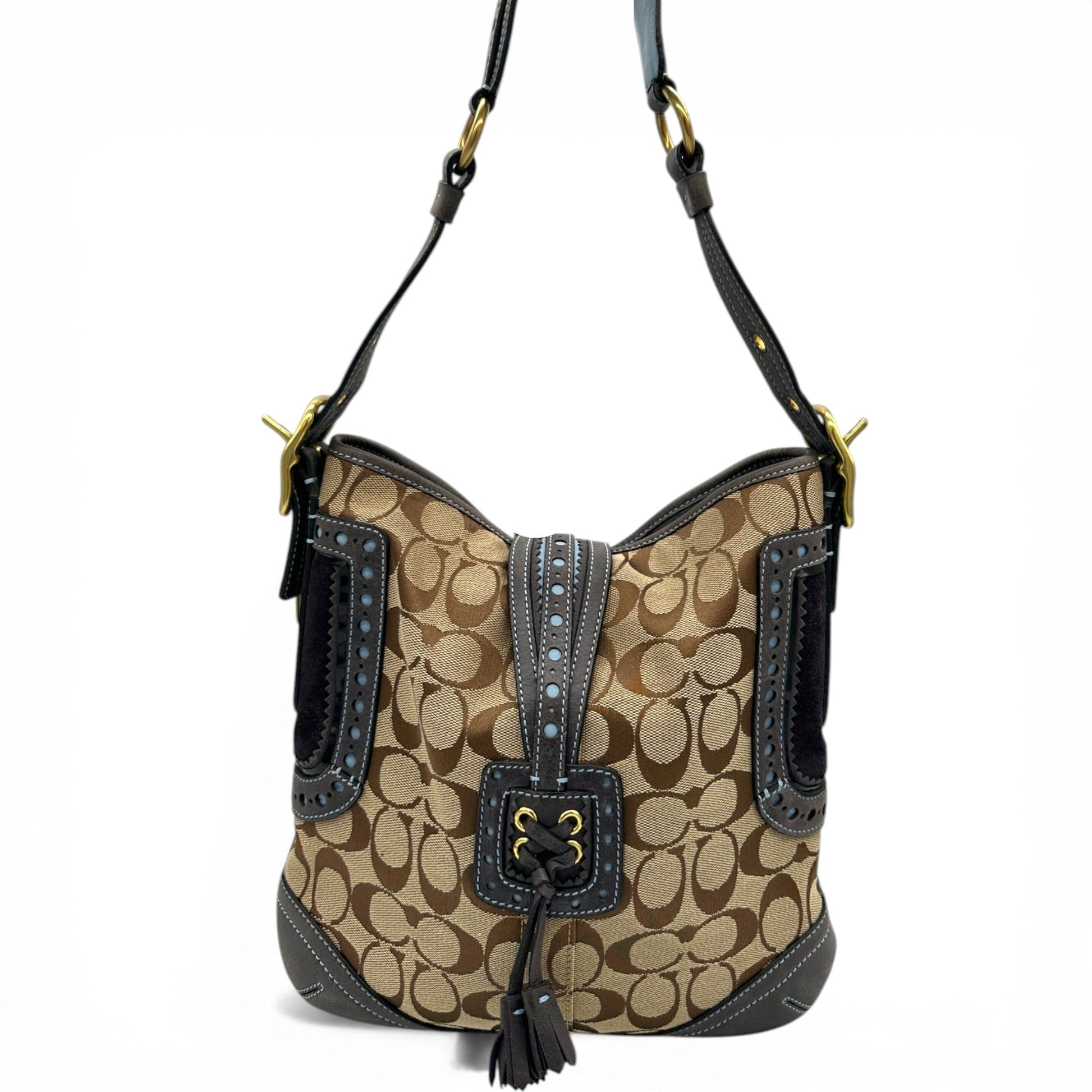Vintage Coach 1424 Hampton Clip Shoulder Bag - Thanks it's Vintage