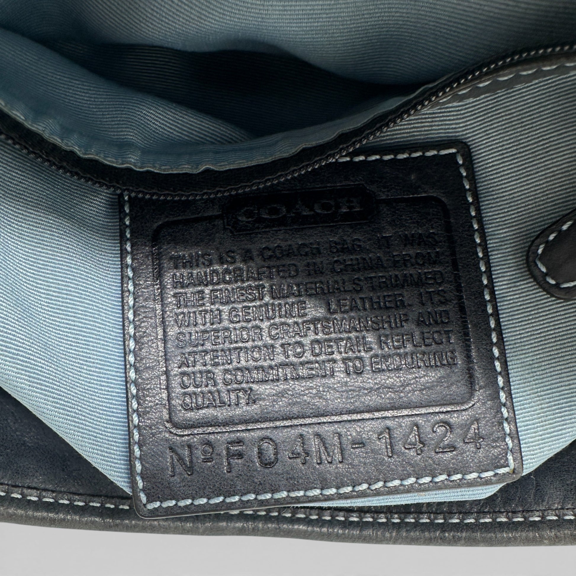 Vintage Coach 1424 Hampton Clip Shoulder Bag - Thanks it's Vintage