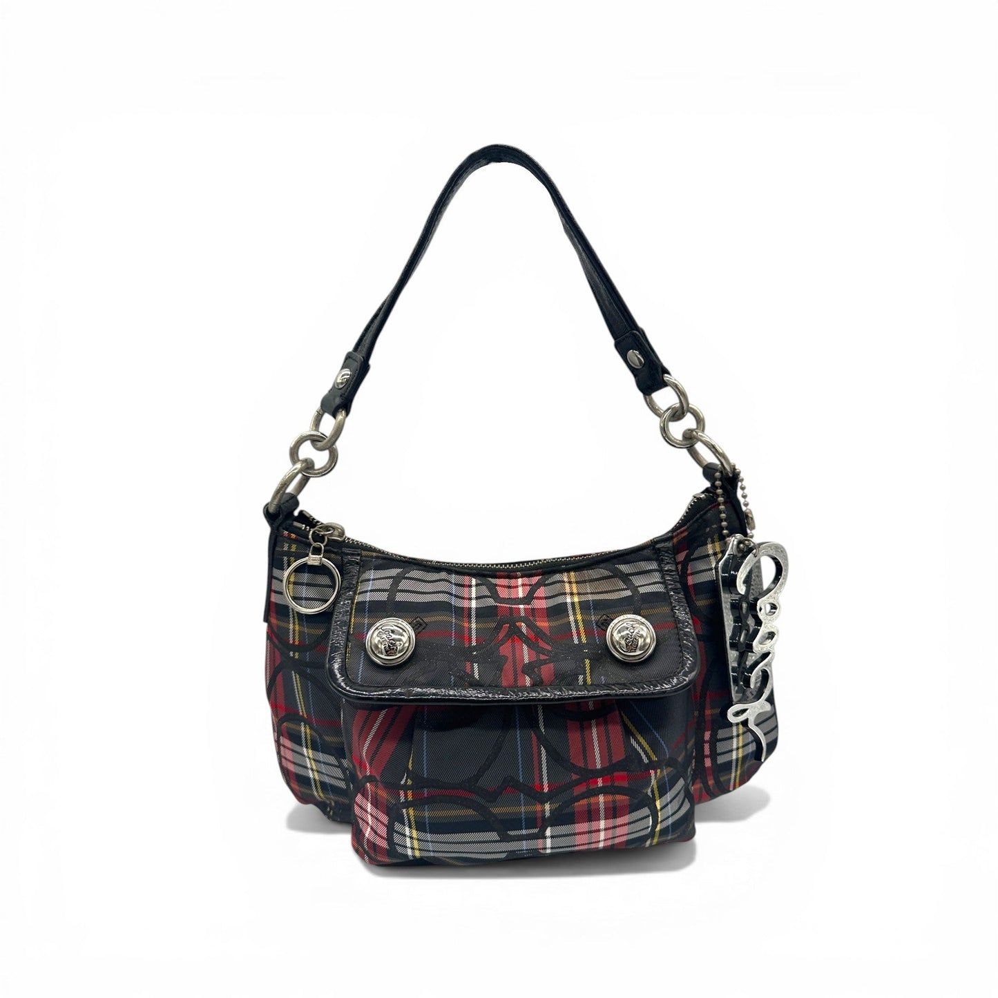 Vintage Coach 14366 Poppy Tartan 2 way Shoulder Bag - Thanks it's Vintage