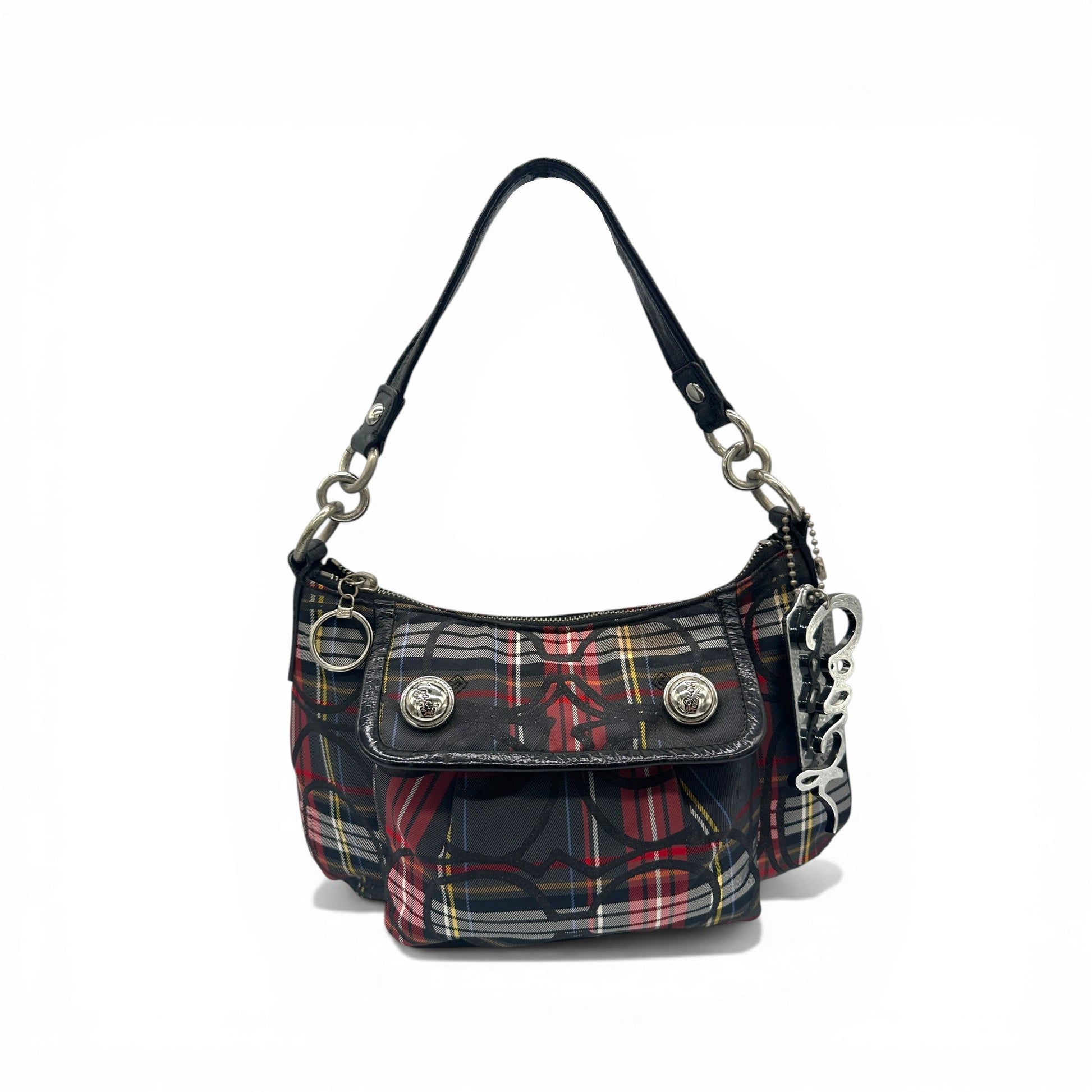 Vintage Coach 14366 Poppy Tartan 2 way Shoulder Bag - Thanks it's Vintage