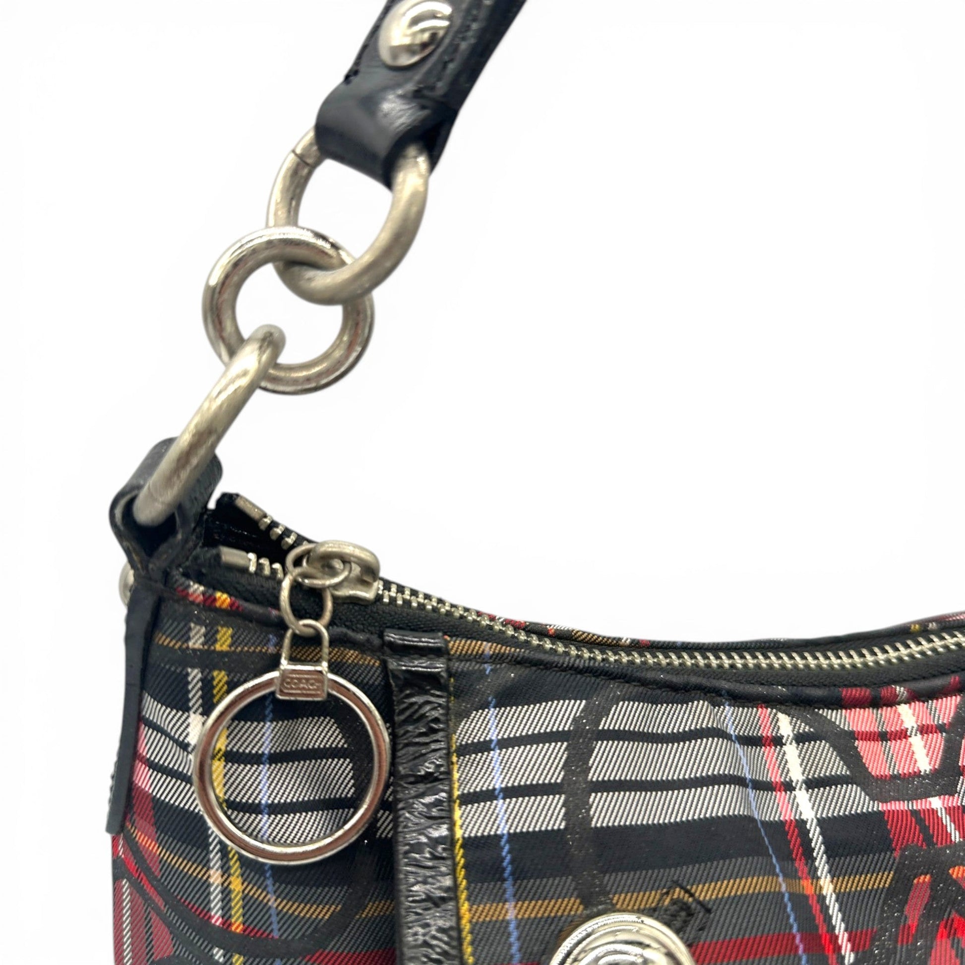 Vintage Coach 14366 Poppy Tartan 2 way Shoulder Bag - Thanks it's Vintage