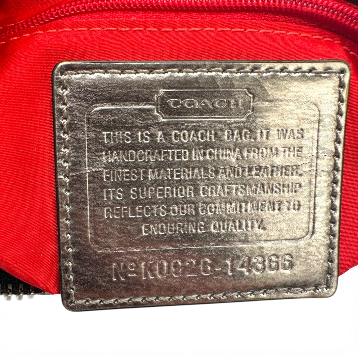 Vintage Coach 14366 Poppy Tartan 2 way Shoulder Bag - Thanks it's Vintage