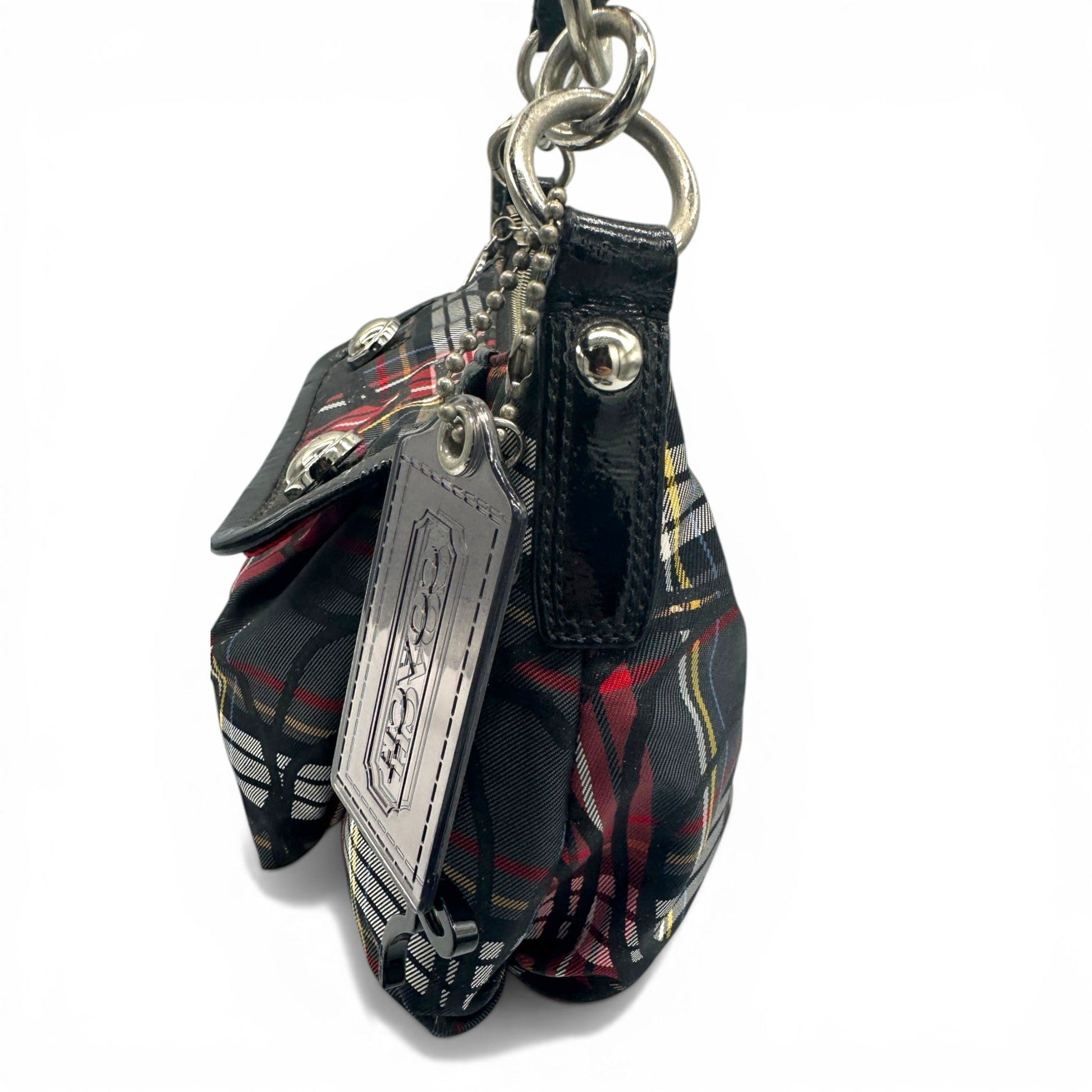 Vintage Coach 14366 Poppy Tartan 2 way Shoulder Bag - Thanks it's Vintage